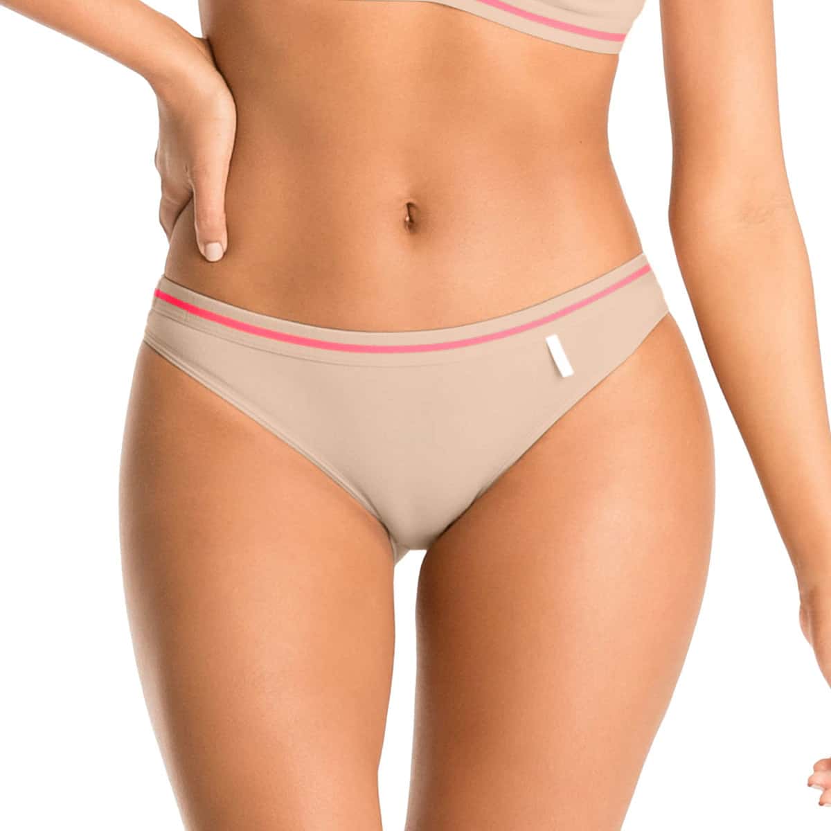 PANTY CON ELÁSTICO EXPUESTO EN CINTURA
