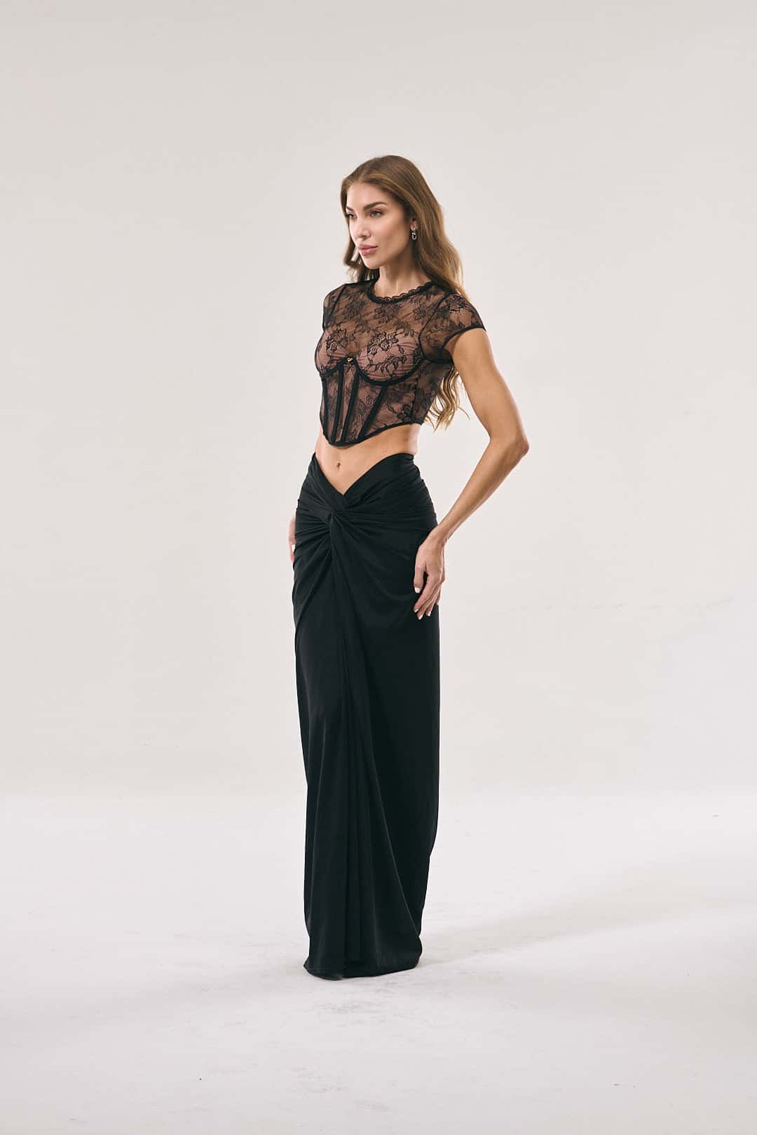 Bustier Vittoria negro - miniatura 4