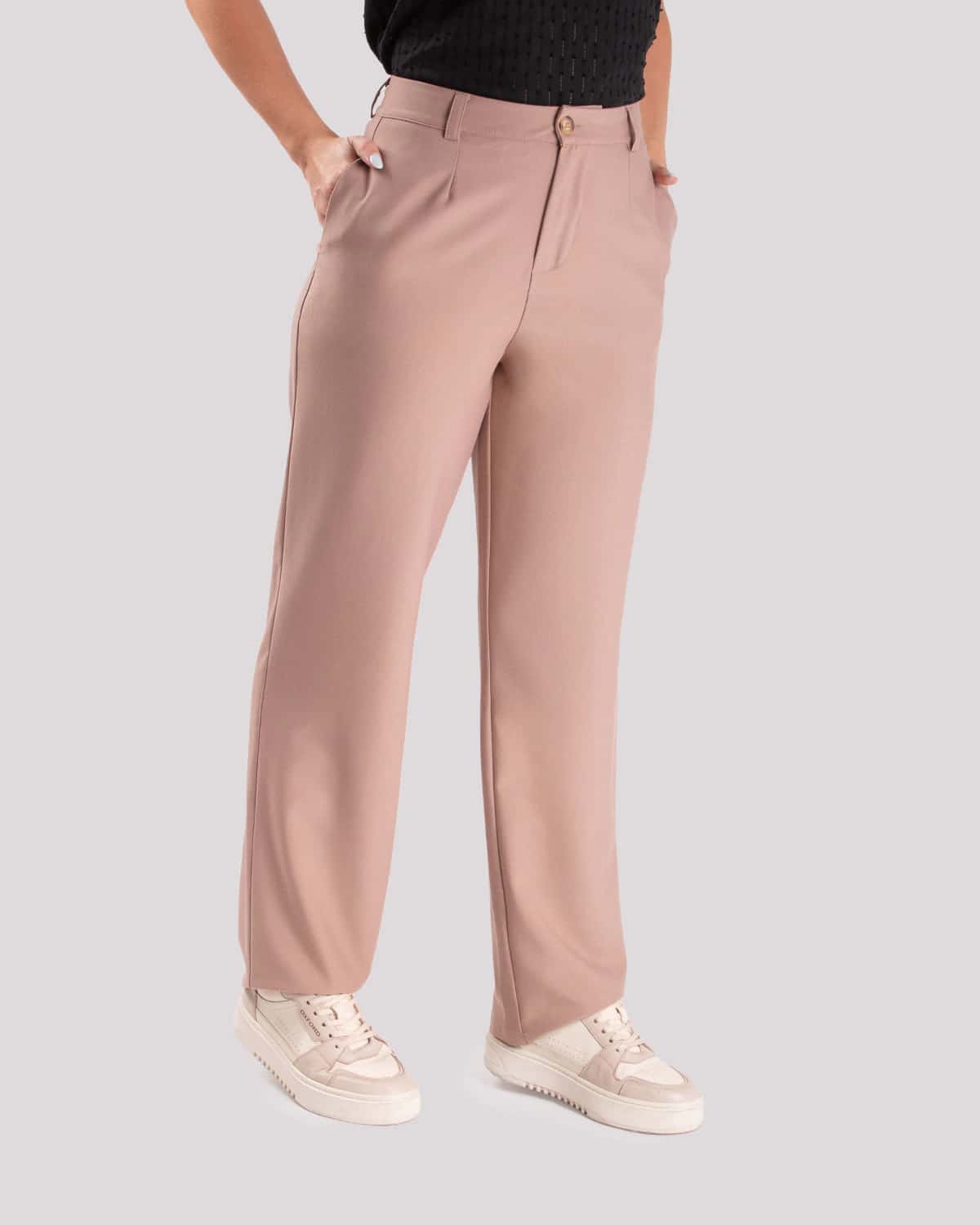 Pantalon beige para mujer