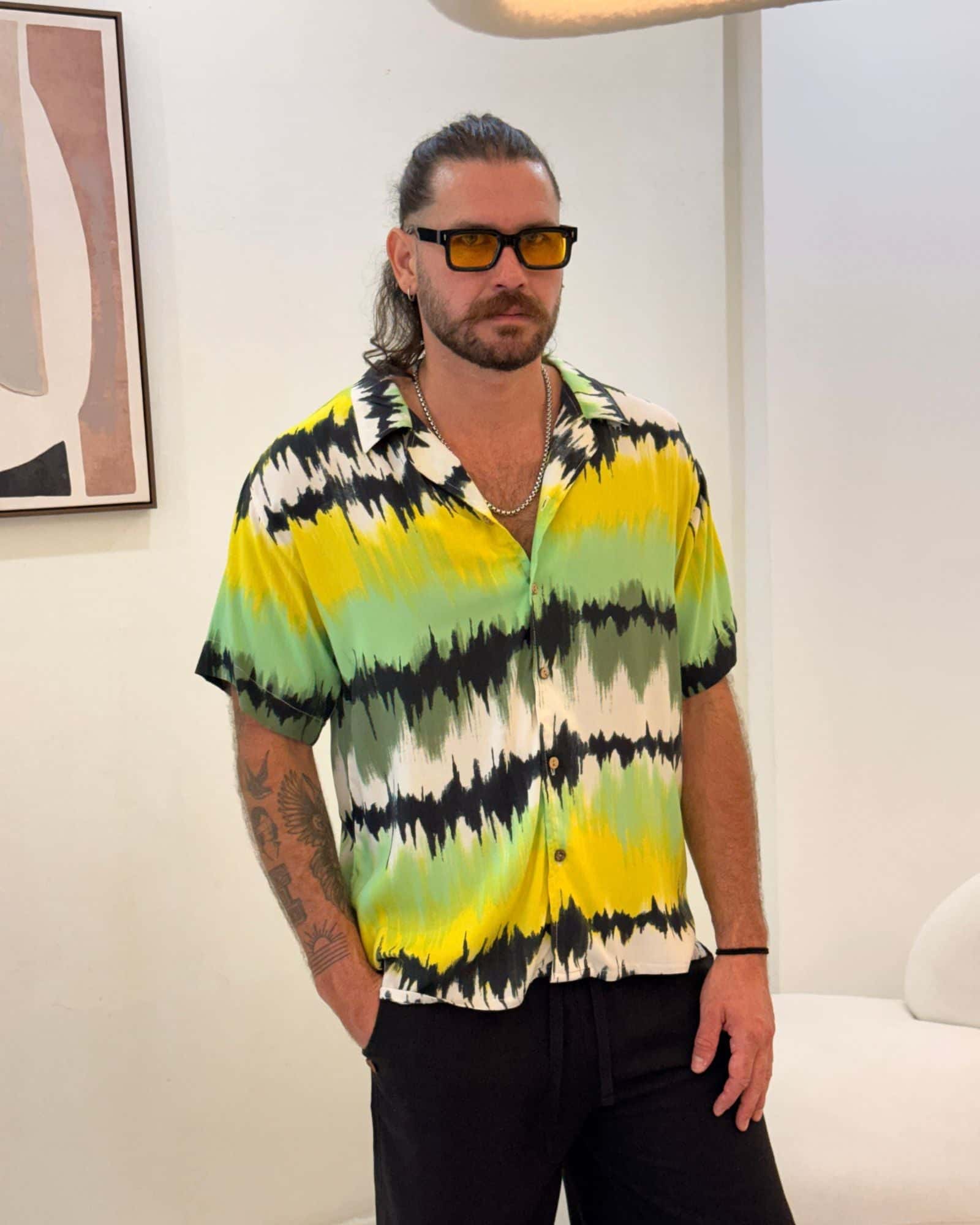 Camisa 3/4 reggae