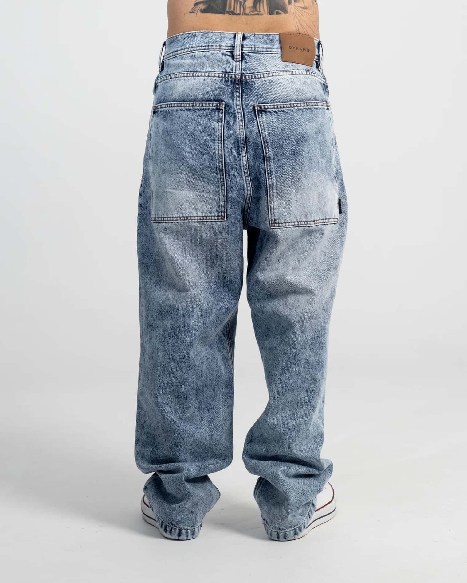 Jeans Azul Baggy Ice Washed - miniatura 2