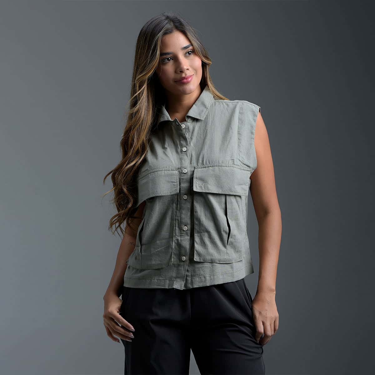 Camisa Verde Mujer