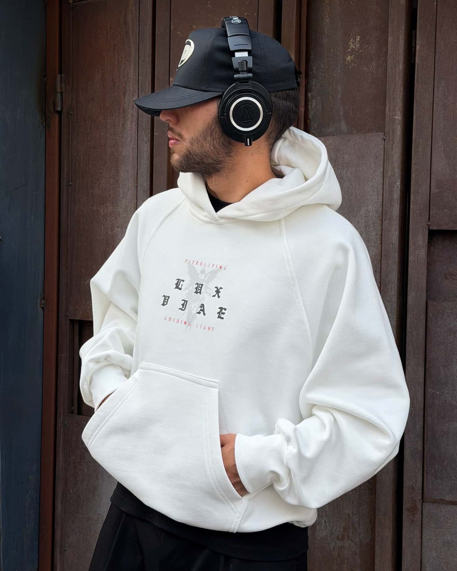 HOODIE OVERSIZE CRUDO GUIDING LIGHT