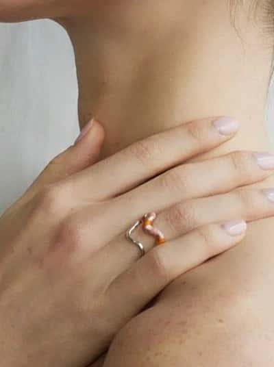 Alba Ring Silver (Setx2)