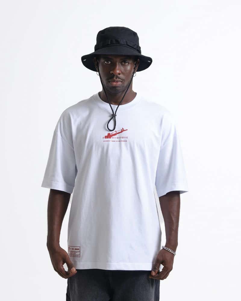 Camiseta Blanca Oversize - Si Nos Mueve Nos Une - miniatura 6