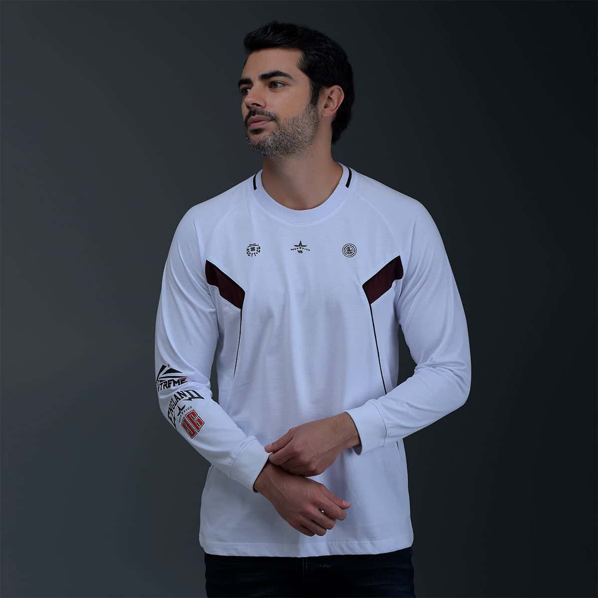 Camiseta Blanca Manga Larga