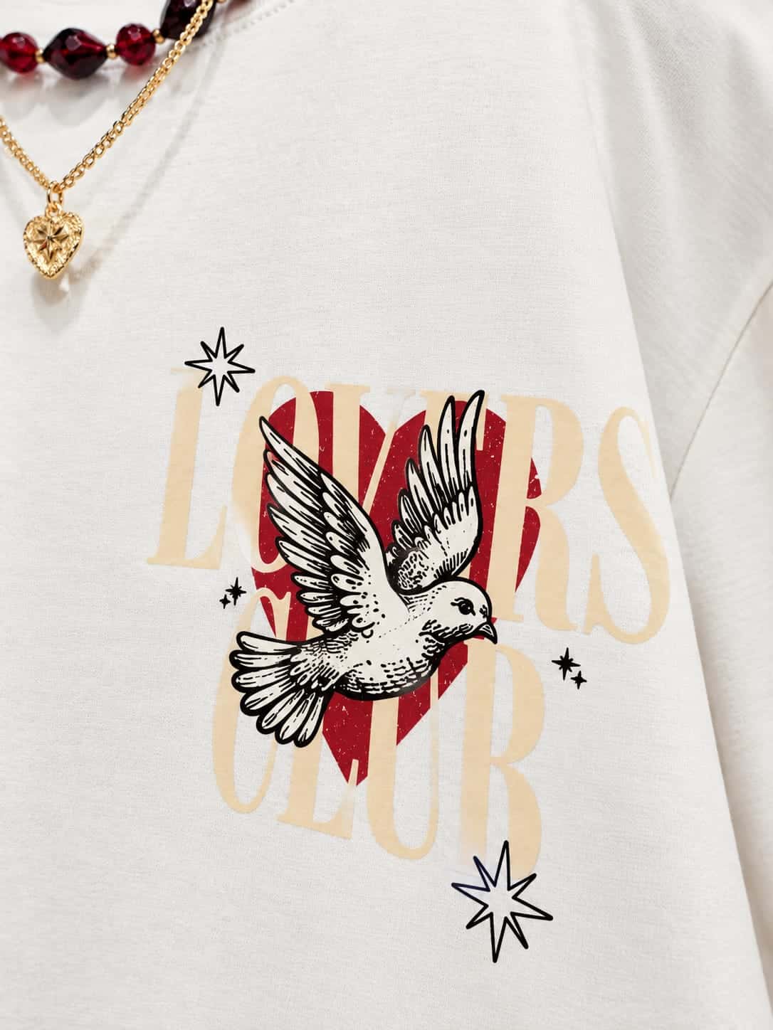 Camiseta Lovers Clud  Blanco - miniatura 3