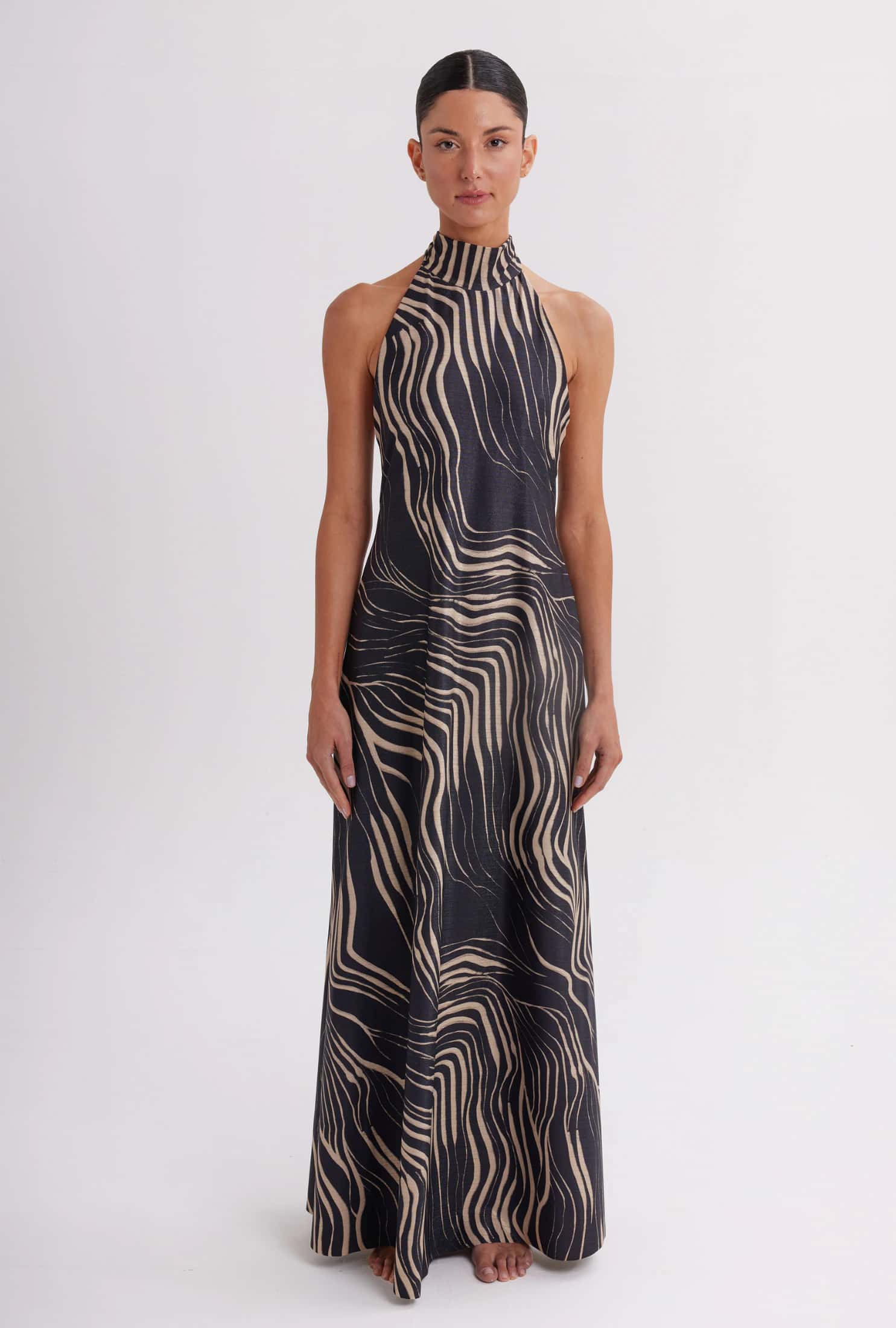 Vestido Largo Mujer Aradia Waves
