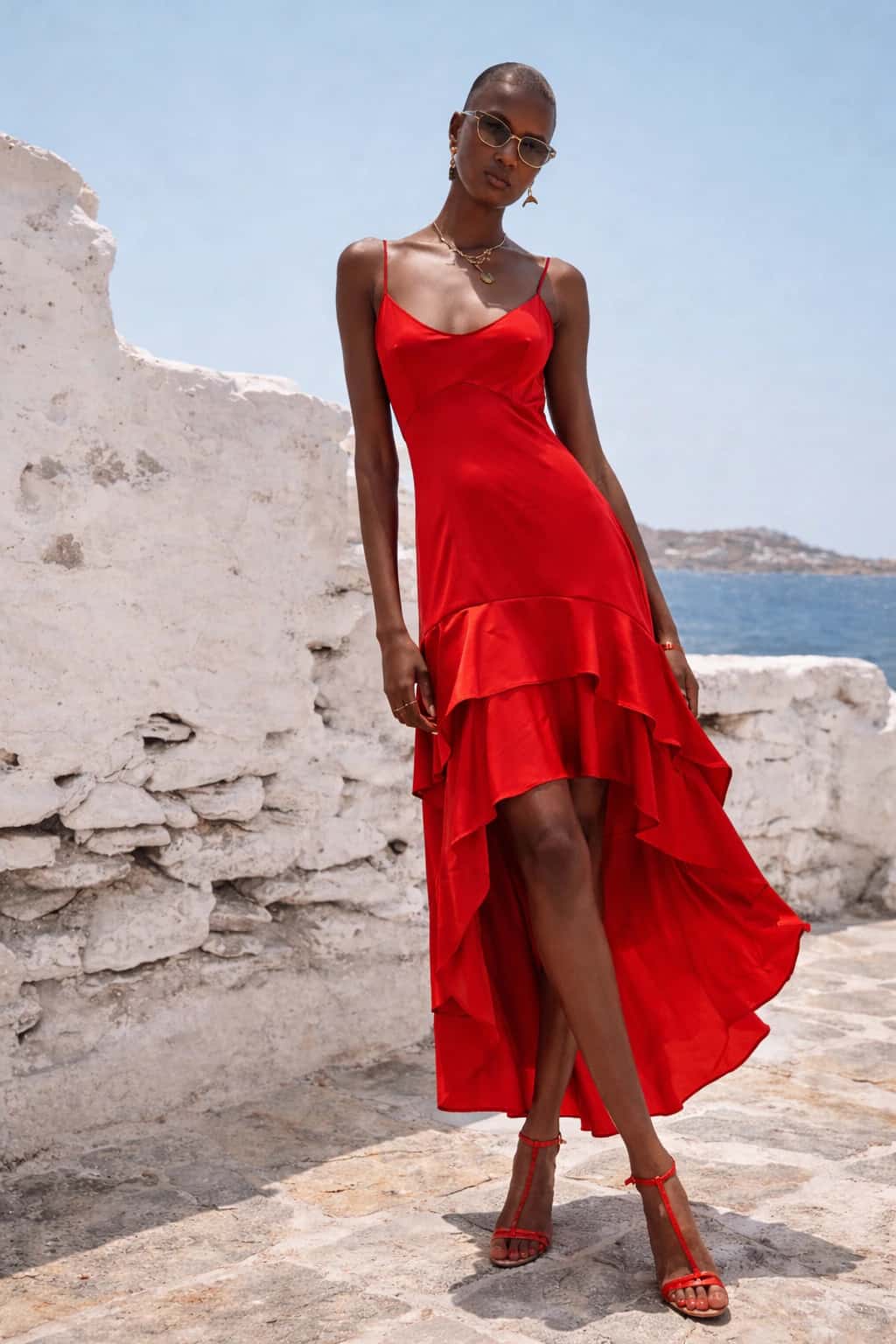 Vestido Candice Rojo - miniatura 1