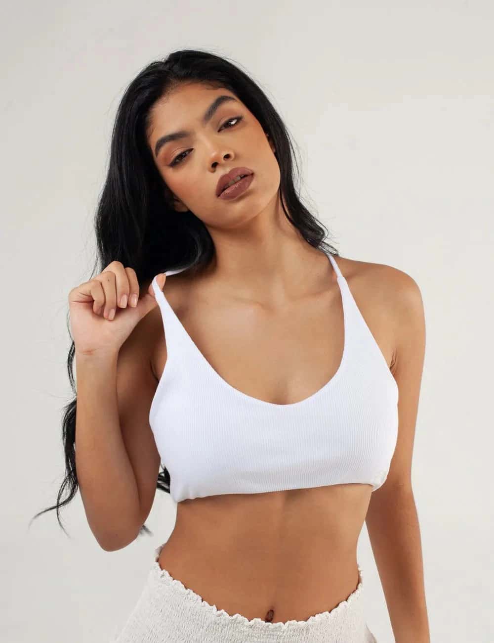 Bra tirantas Sierra Madre blanco Mujer