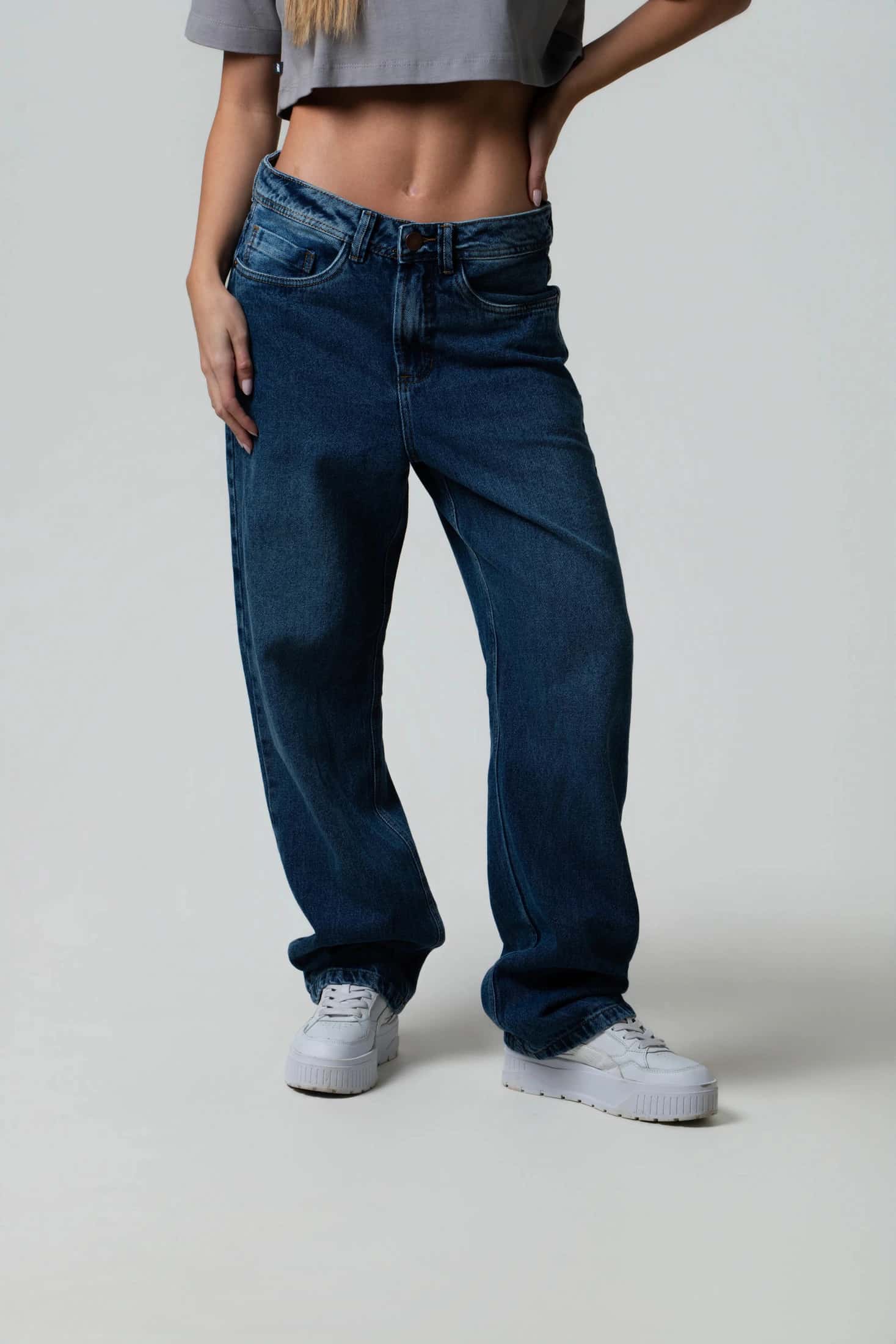 JEAN 5 BOLSILLOS COLOR AZUL OSCURO