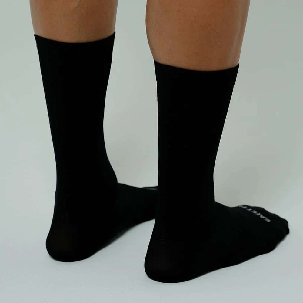 MEDIAS RUNNING PIERNA ELÁSTICA 8" NERO UNISEX - miniatura 2