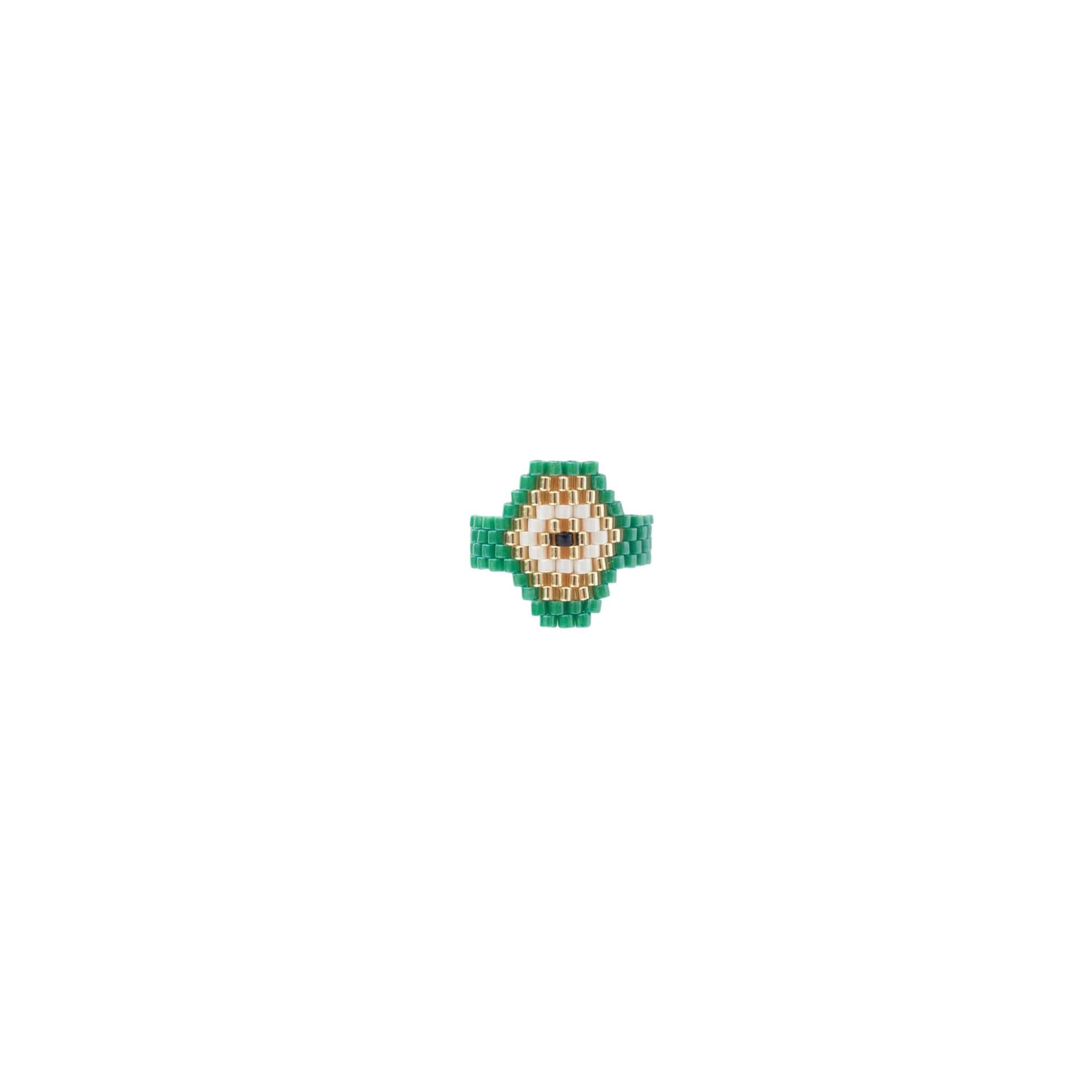 Anillo Ojito Verde Oscuro