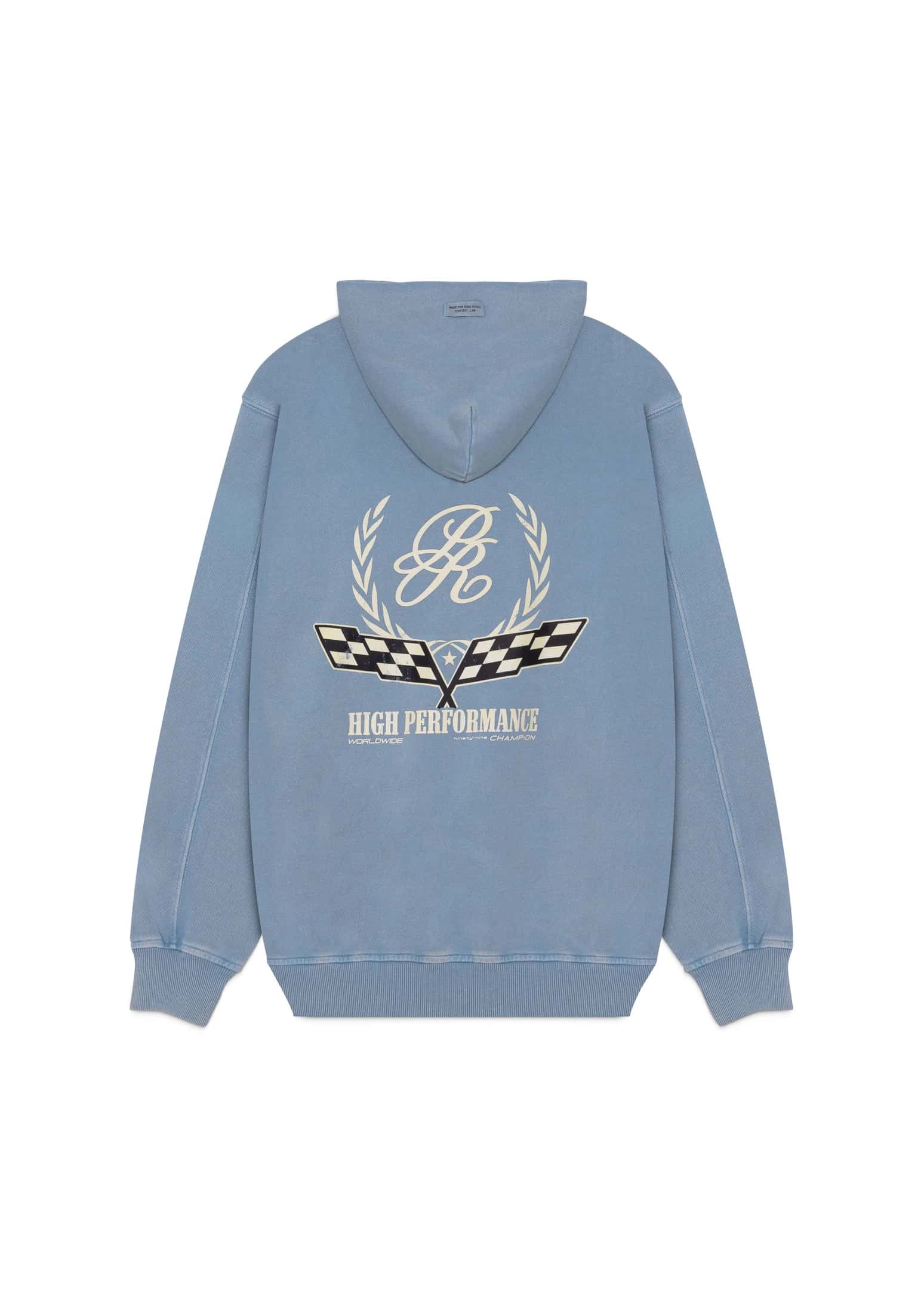 Overdrive Washed Blue Hoodie