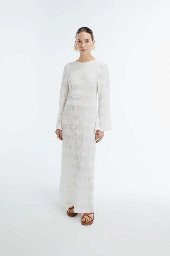 CABANA MAXI DRESS WHITE