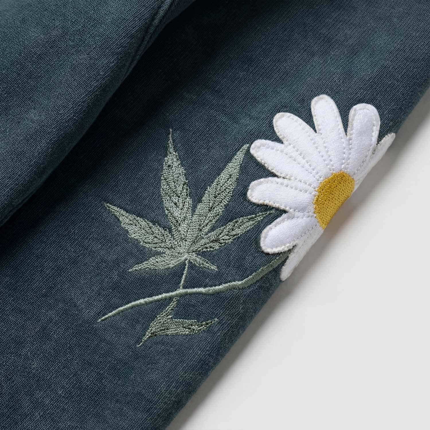 Garden Hoodie - Washed Pine Green - miniatura 10