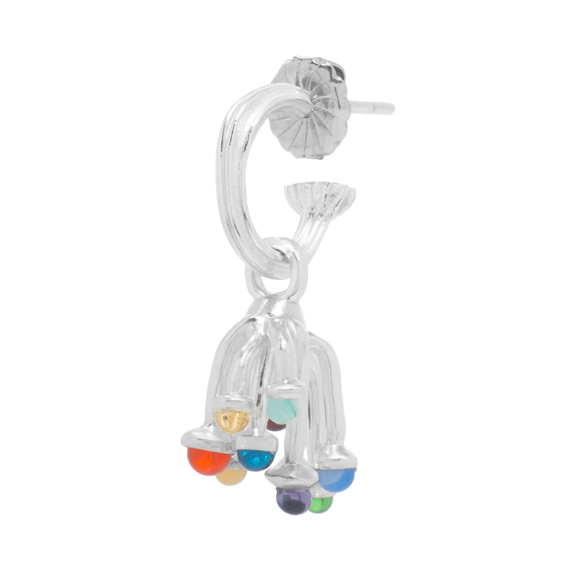 MultiMush Glass Earring / Ear Cuff / Chain - miniatura 3