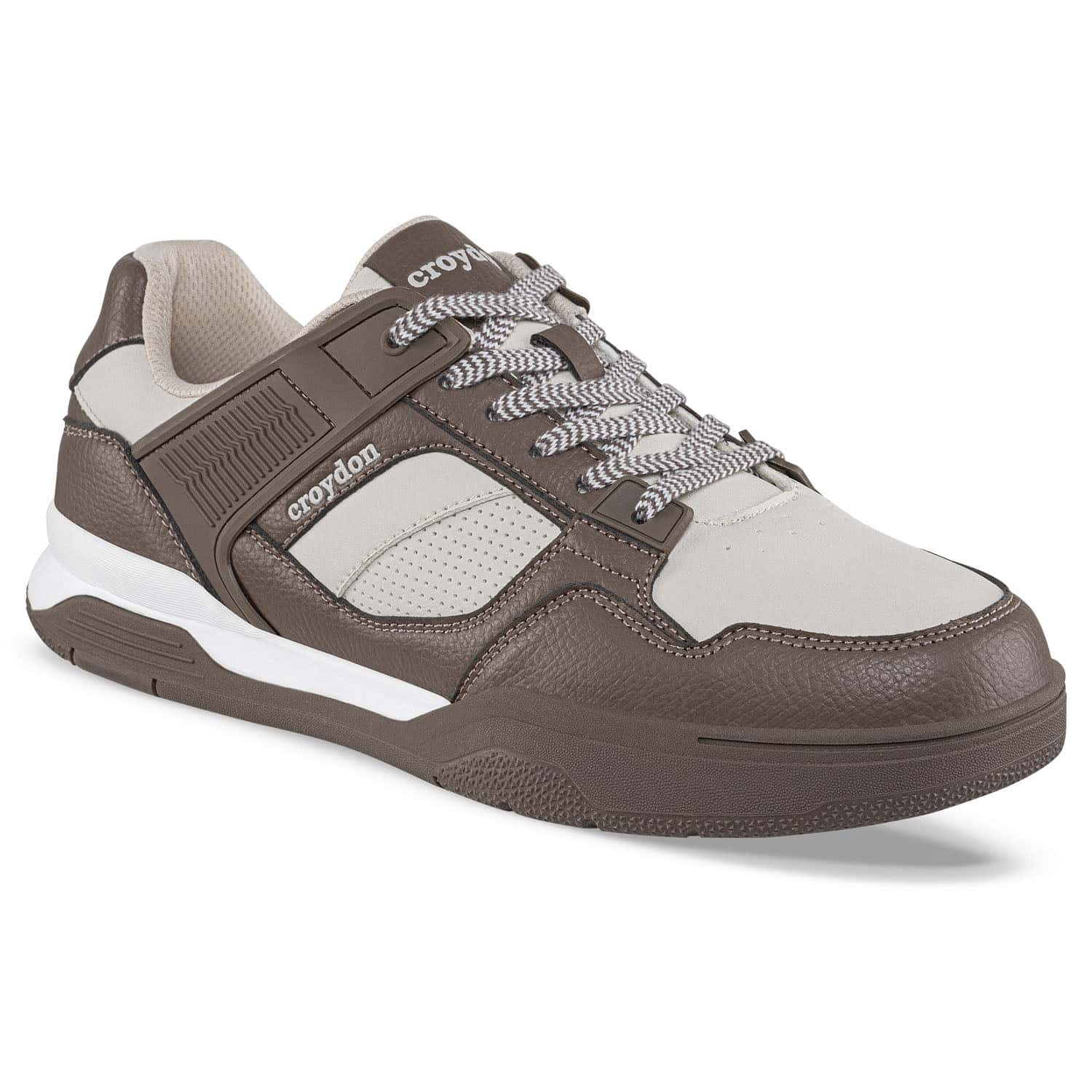 Tenis Urbanos Jecod Beige-Café Croydon Para Hombre