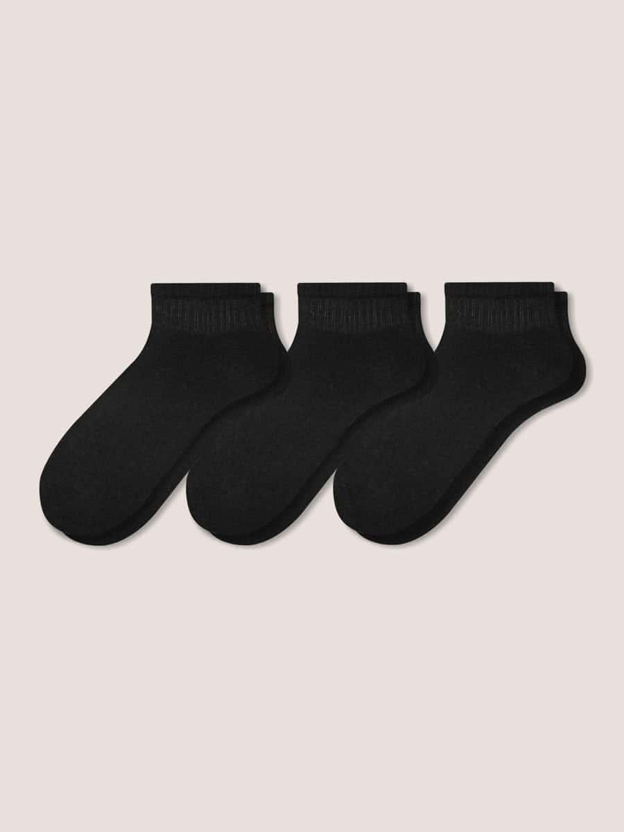 Medias Tobilleras Acolchada Unisex Paq. X3