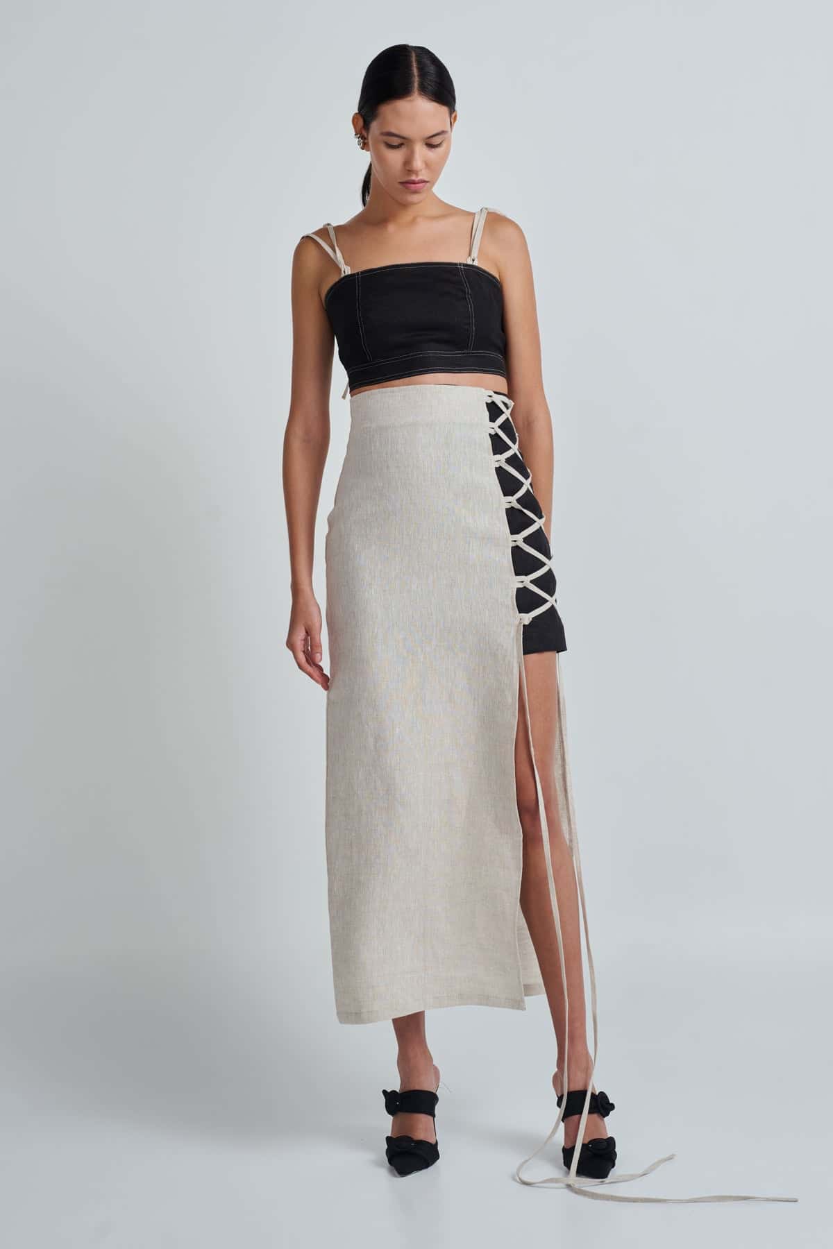 OLINDA SKIRT NATURAL