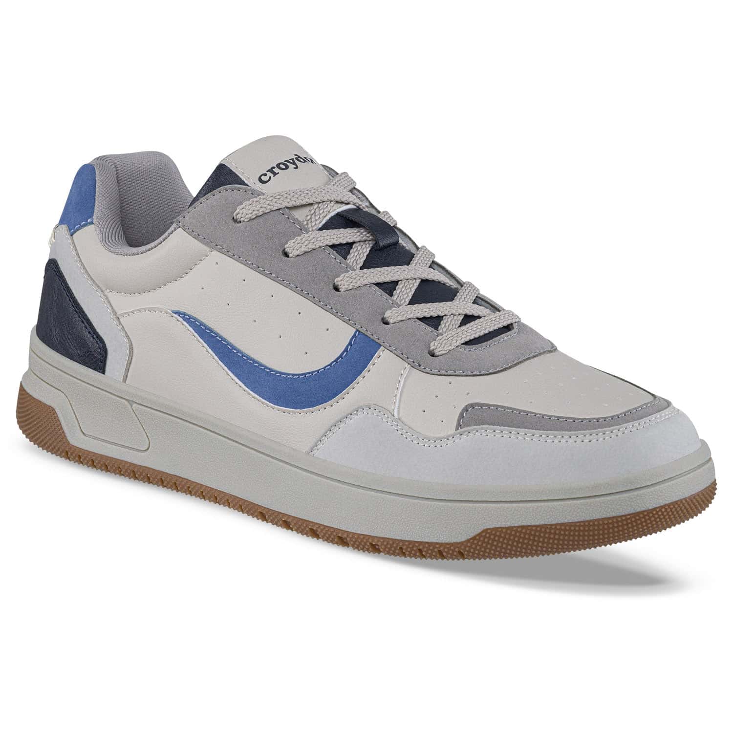 Tenis Urbanos Vonog Gris-Azul Croydon Para Hombre