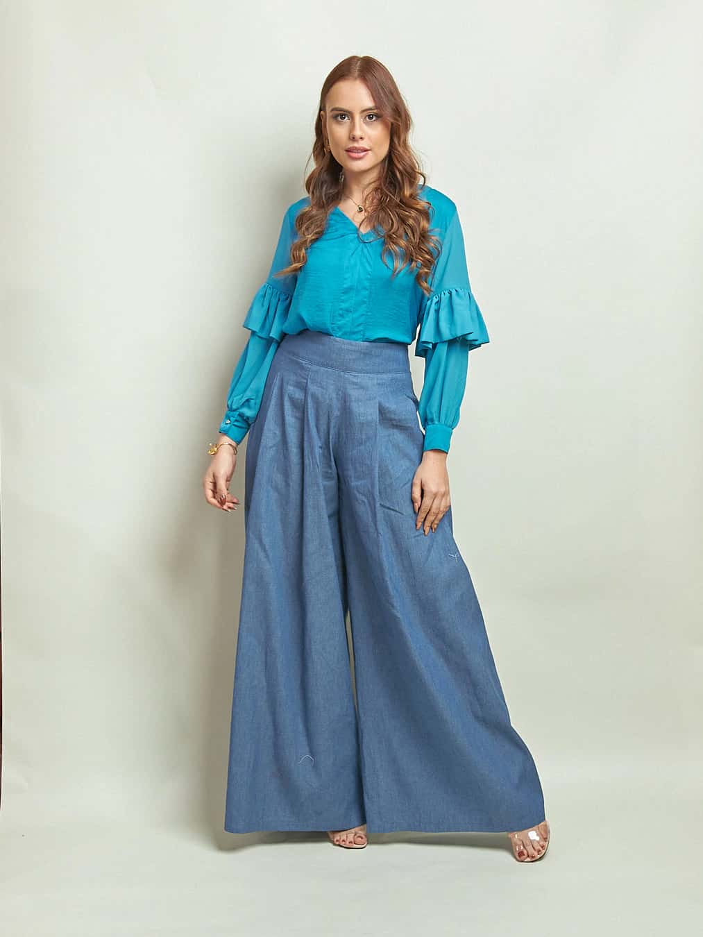 Blusa Axel Turquesa - miniatura 3
