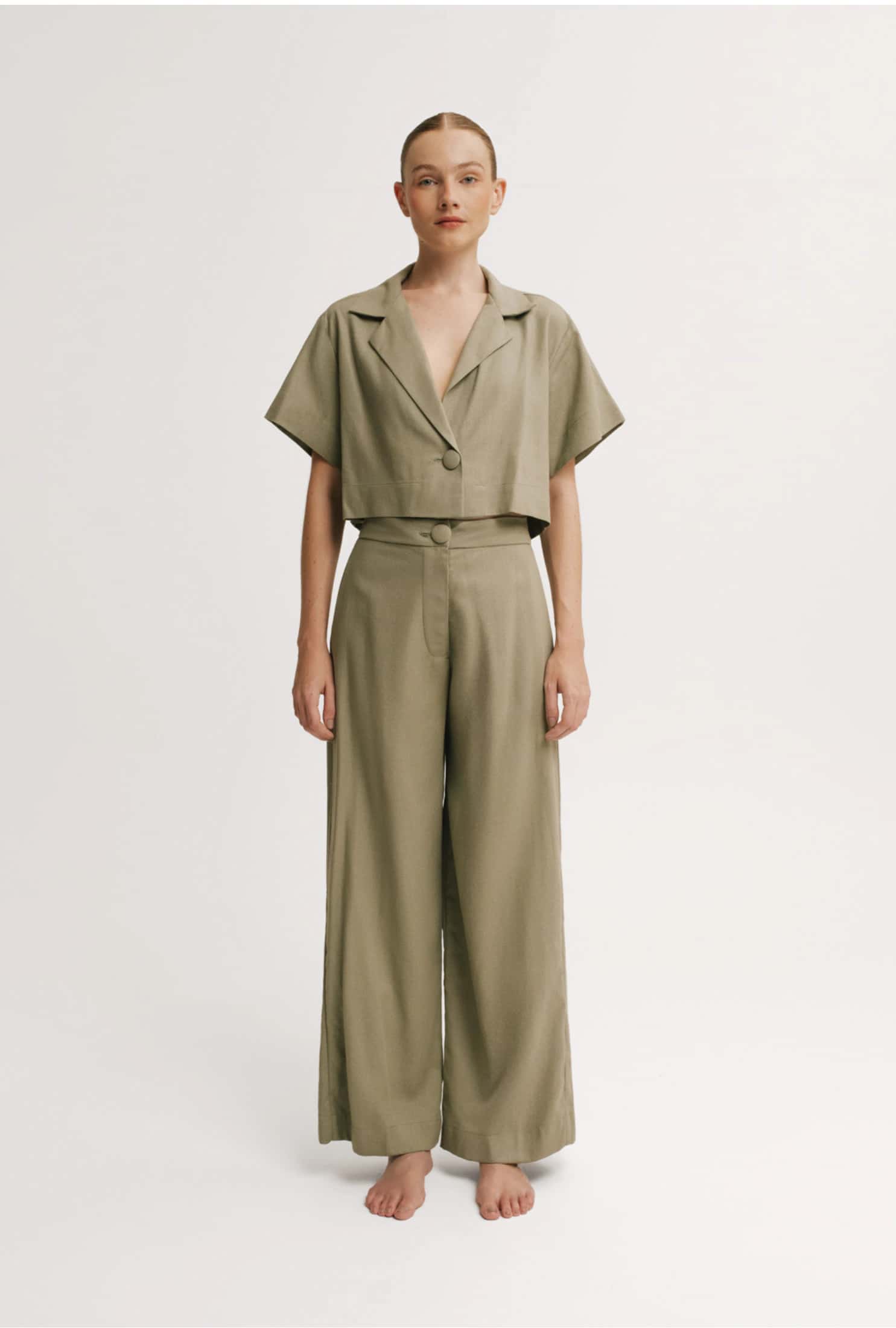 Camisa Arley & Pantalón Caye Basil
