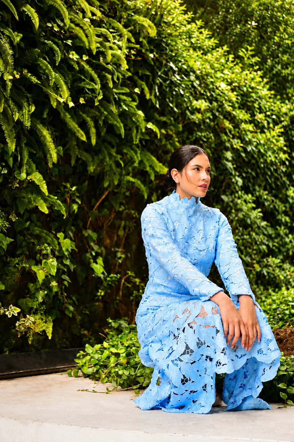 SANTORINI LACE DRESS - miniatura 1