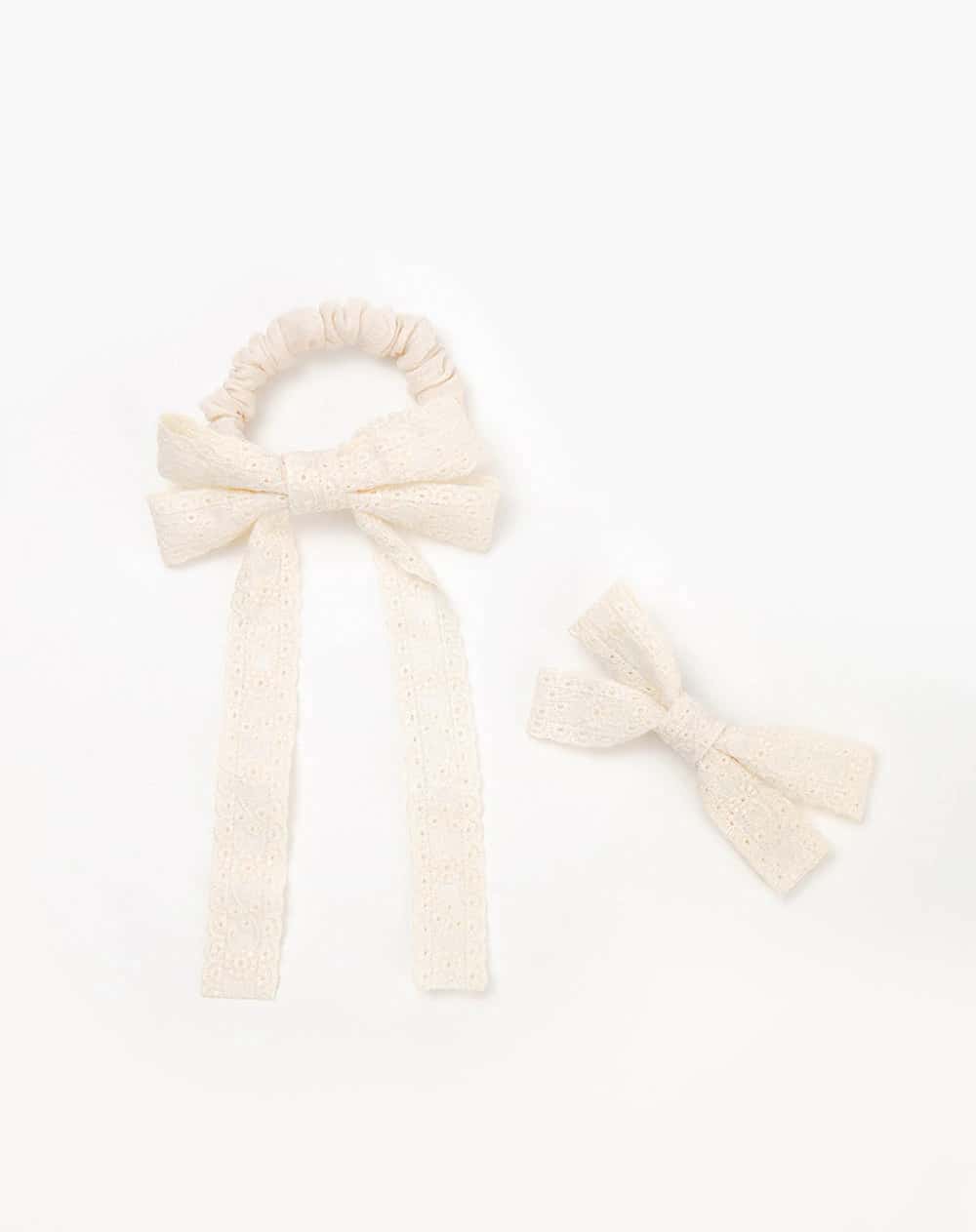 Set para el cabello x2unds crudo niña