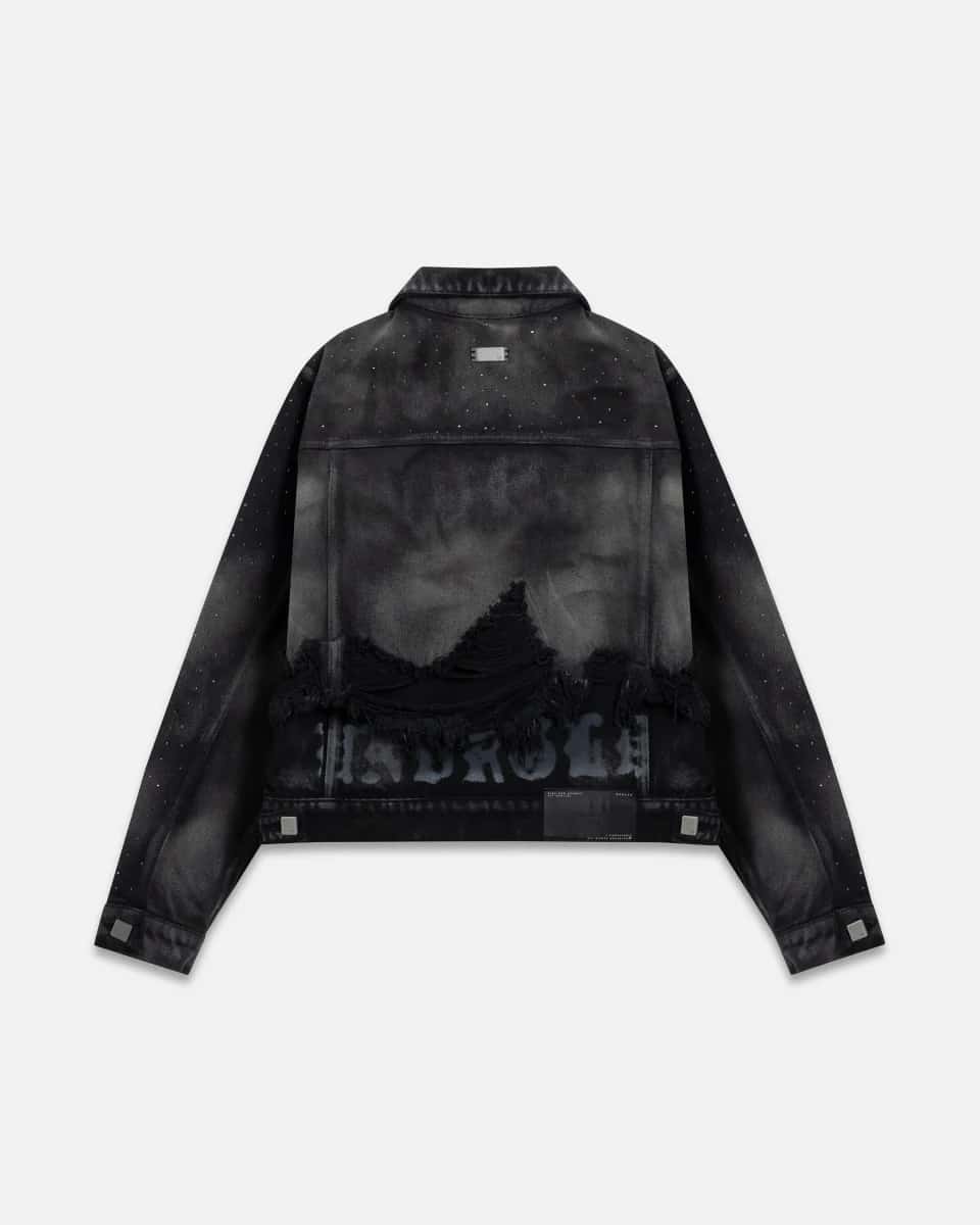 94' UNDRGLD Double Destroyed Jacket Vintage Gray - miniatura 10
