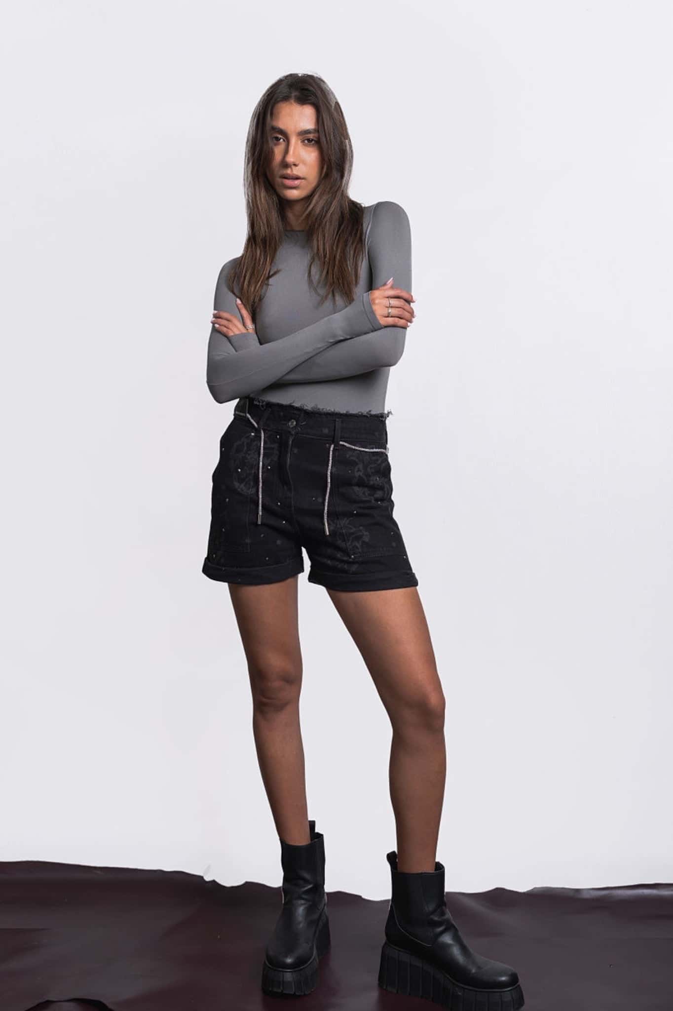 IMPLACABLE BLACK SHORTS - miniatura 3