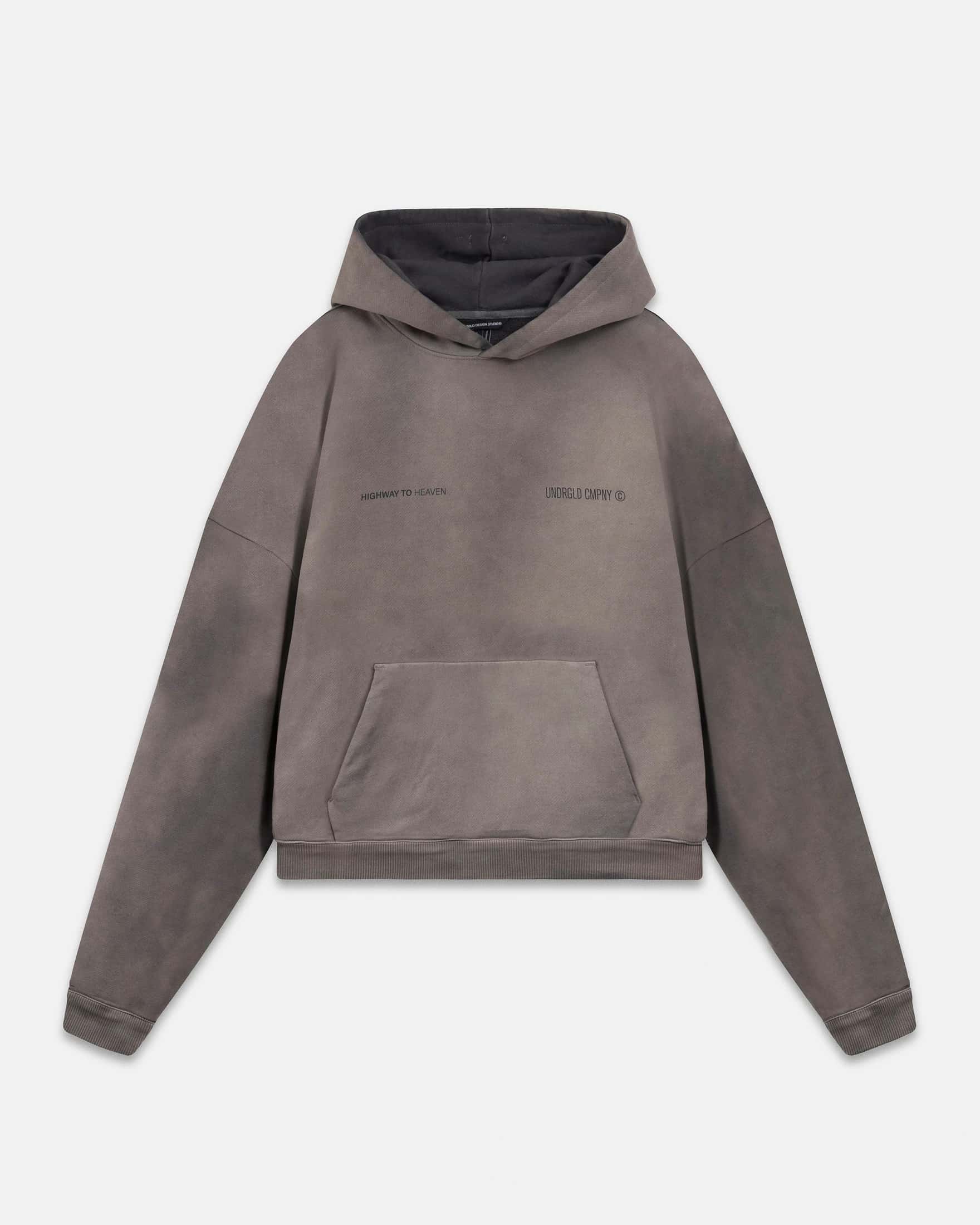 Spring Code Boxy Fit Hoodie Vintage Gray