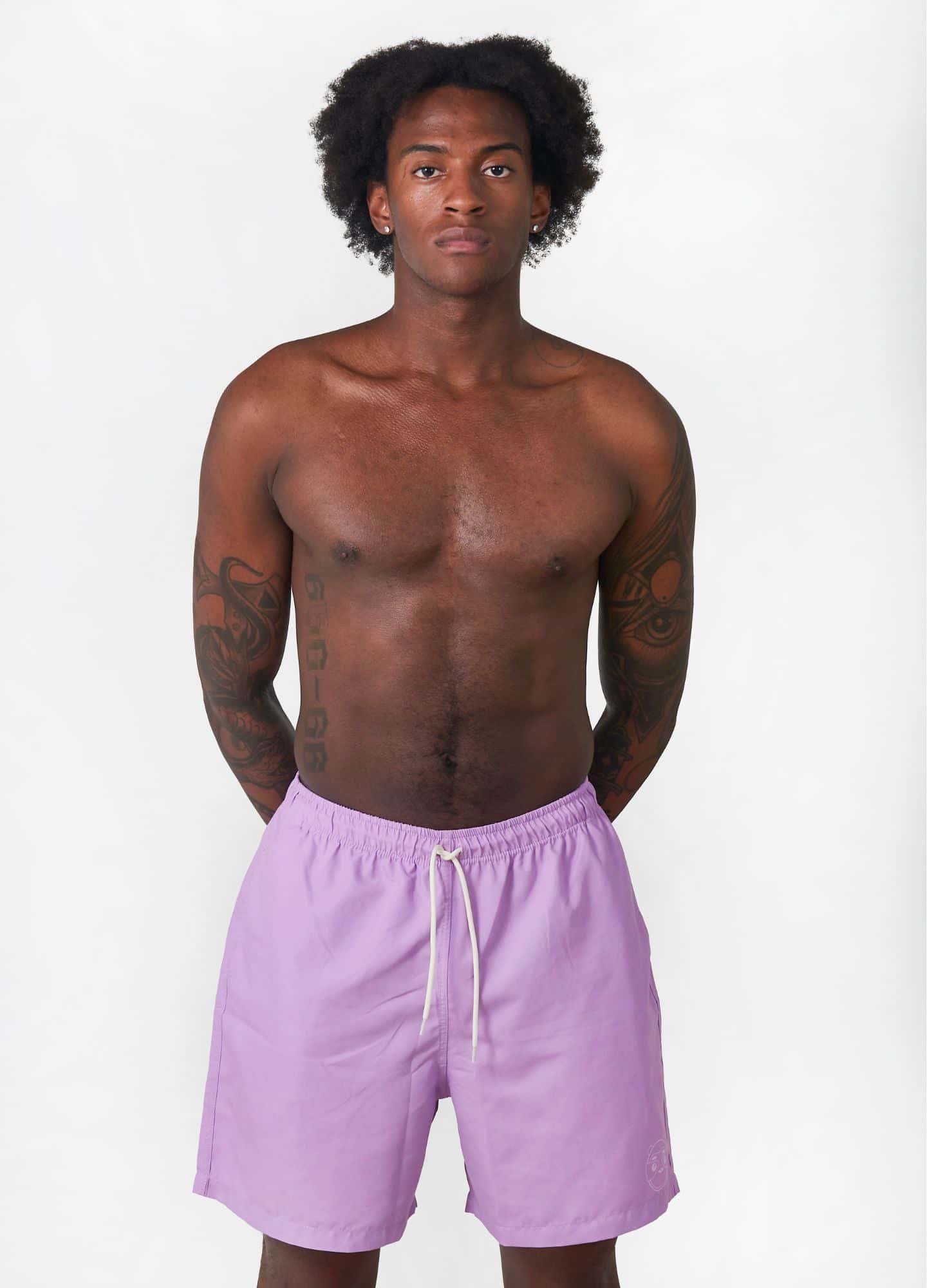 Pantaloneta De Baño Clásica Ciampino - Lila