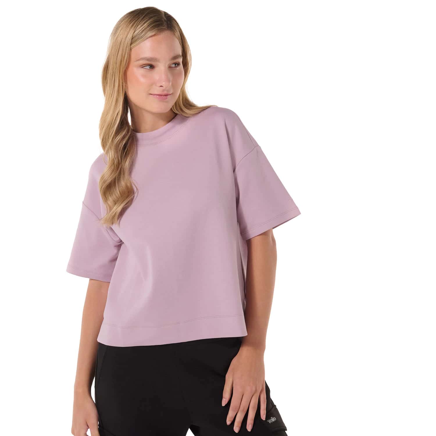 Top para Mujer Setaria Manga Corta Morado
