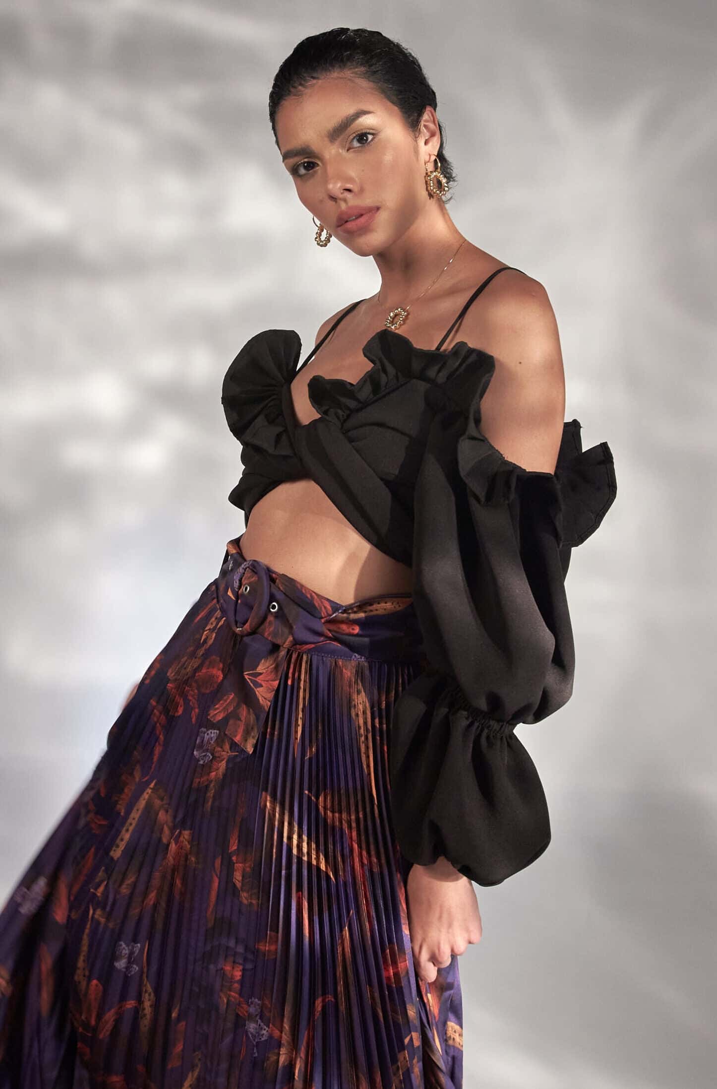 Crop Top Tuck Negro - miniatura 4