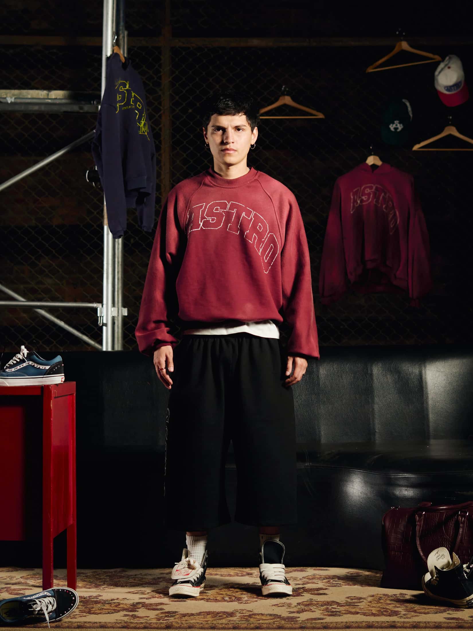 Crewneck Sun Faded — Burgundy - miniatura 2