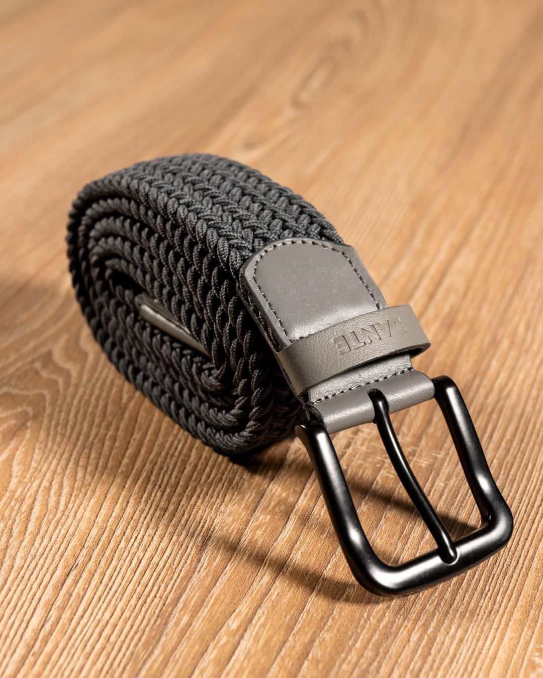 Cinturon Elastico Gris Oscuro