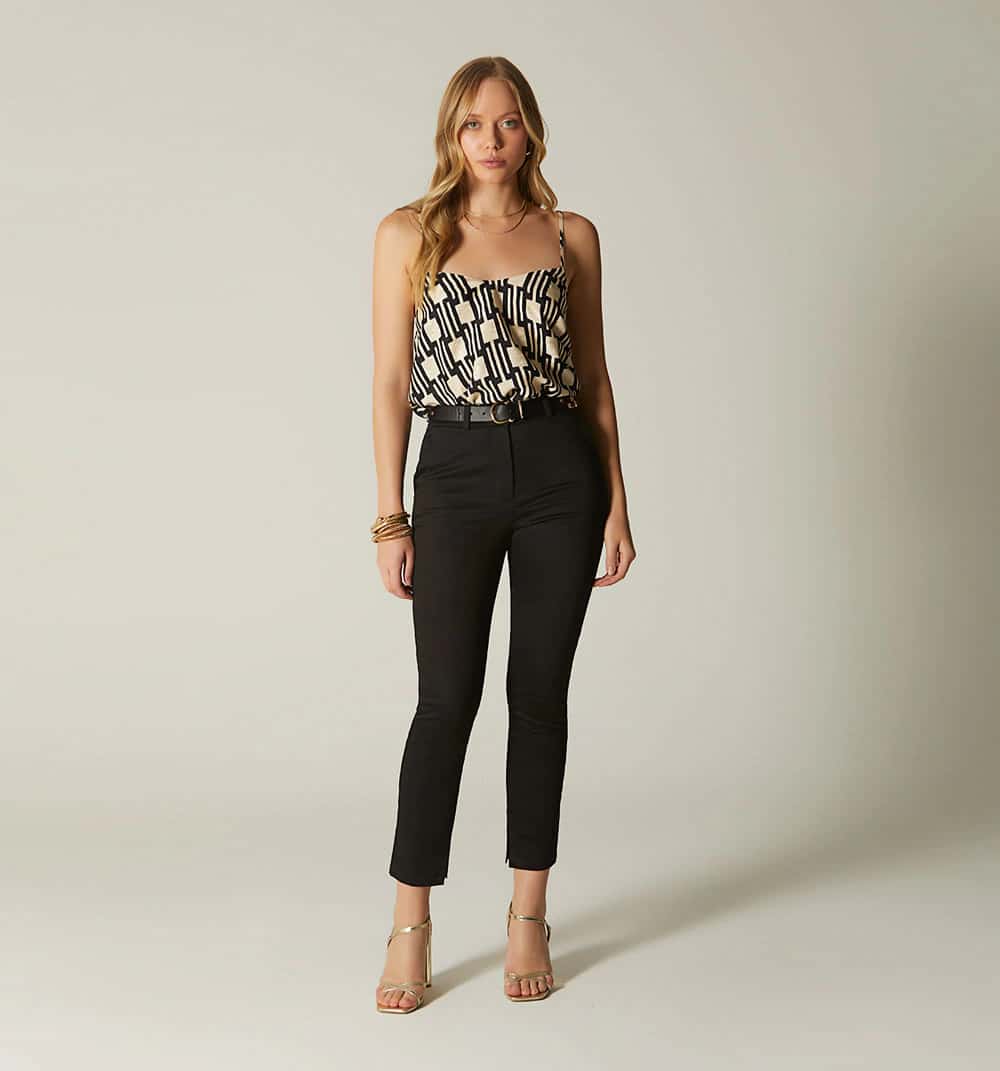 Blusa tiras