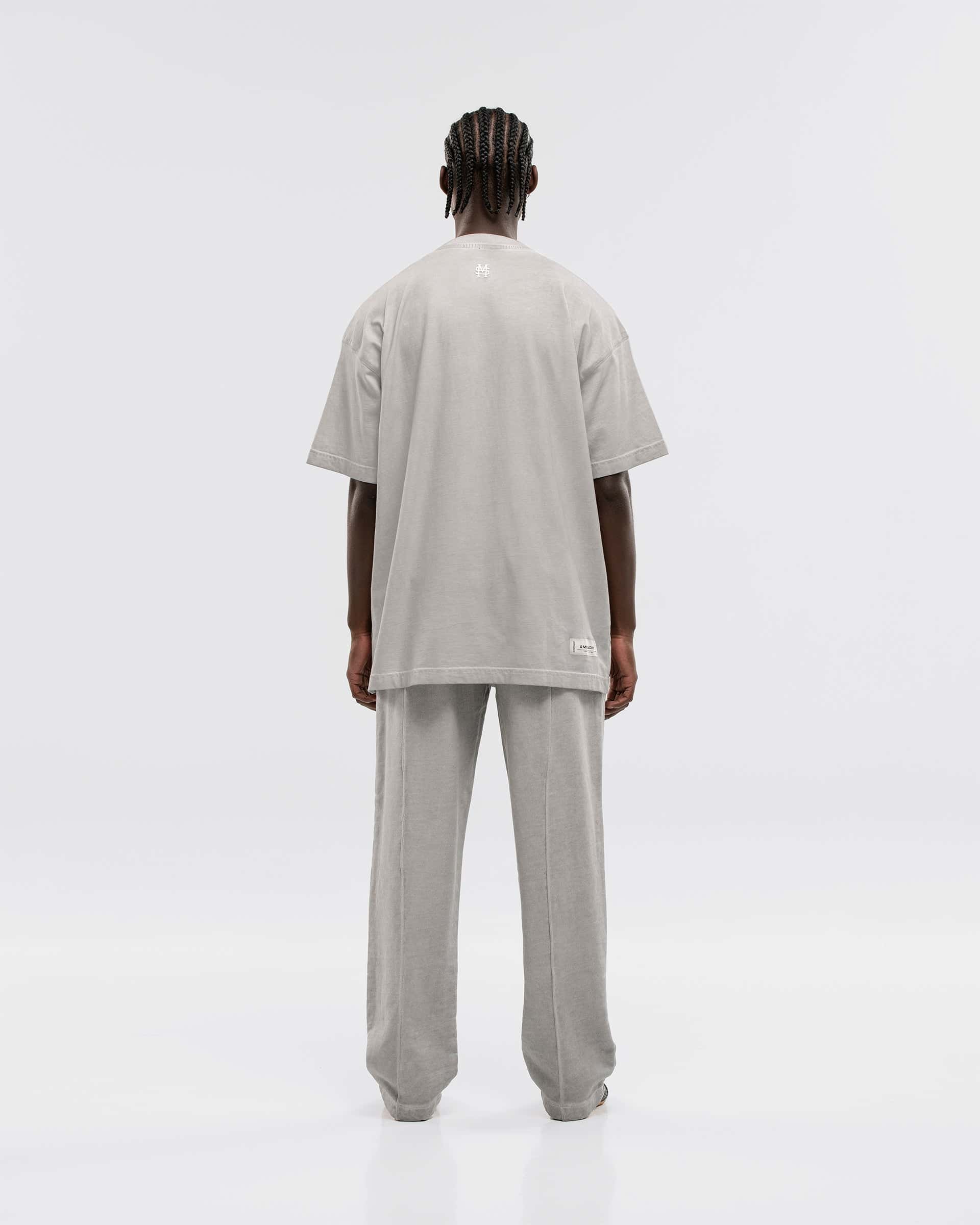 Camiseta Oversized Básica V2 - Gris Desgastado