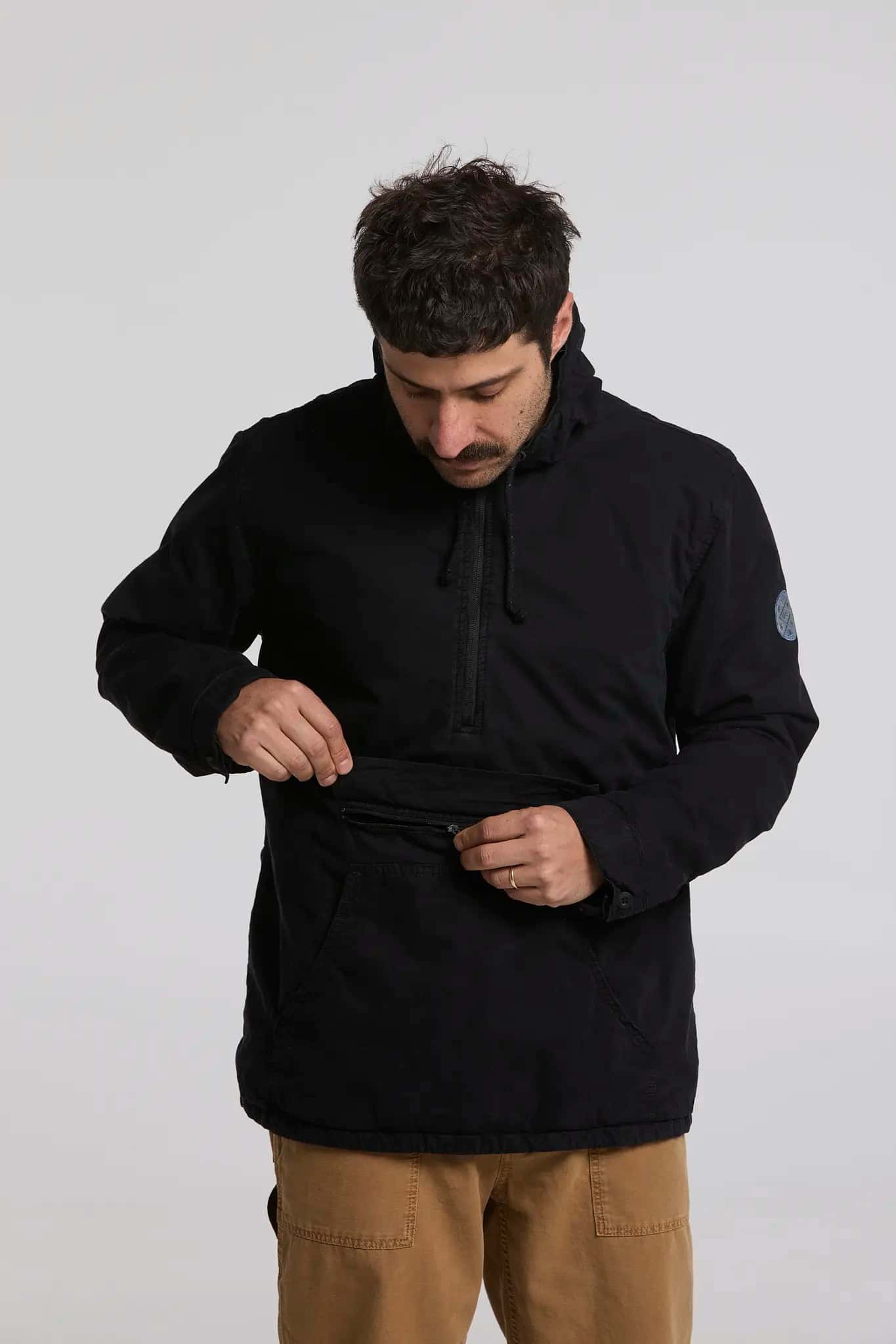Chaqueta Anorak Negra - miniatura 3
