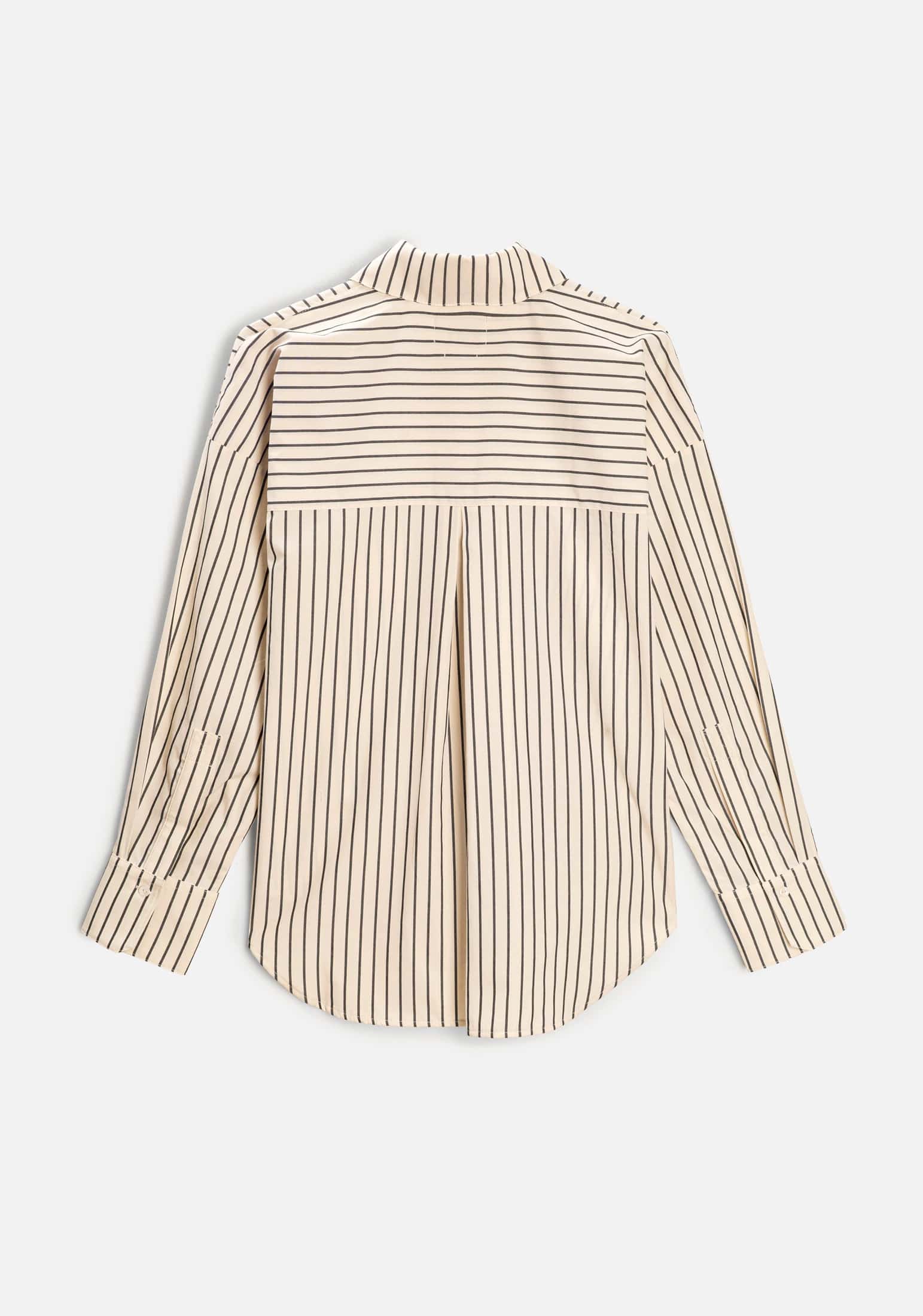Camisa M Antonella Rayas GRD Beige - miniatura 3