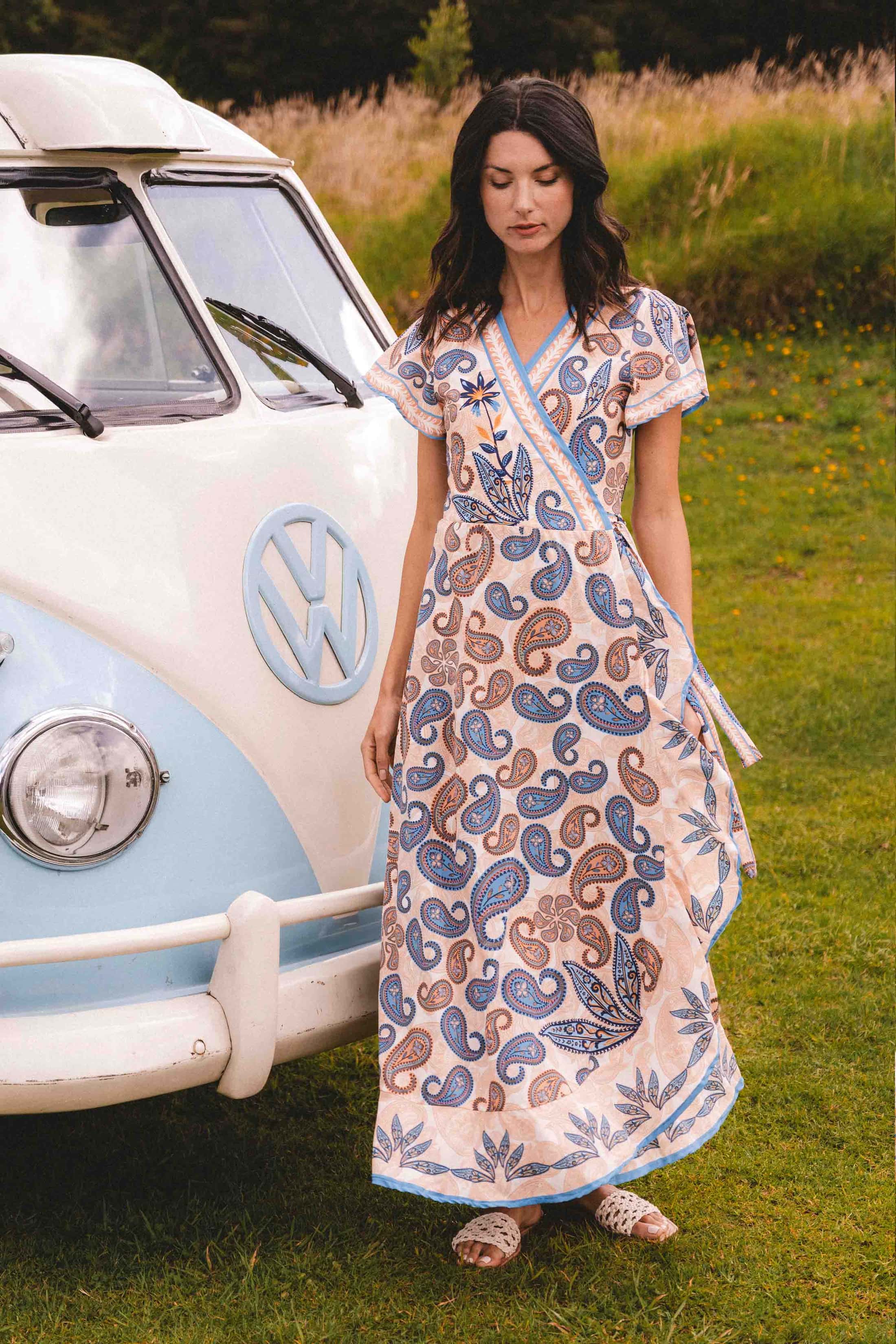 Vestido Largo Seis Boleros Boho Indira