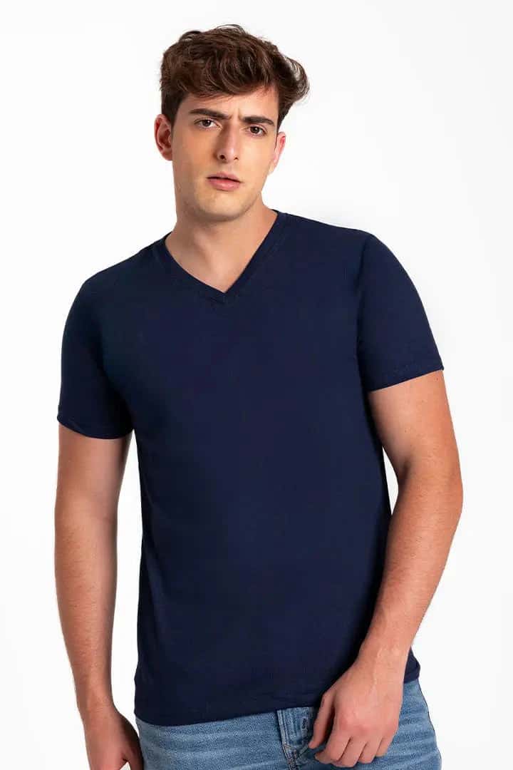 Camiseta cuello V (2850)