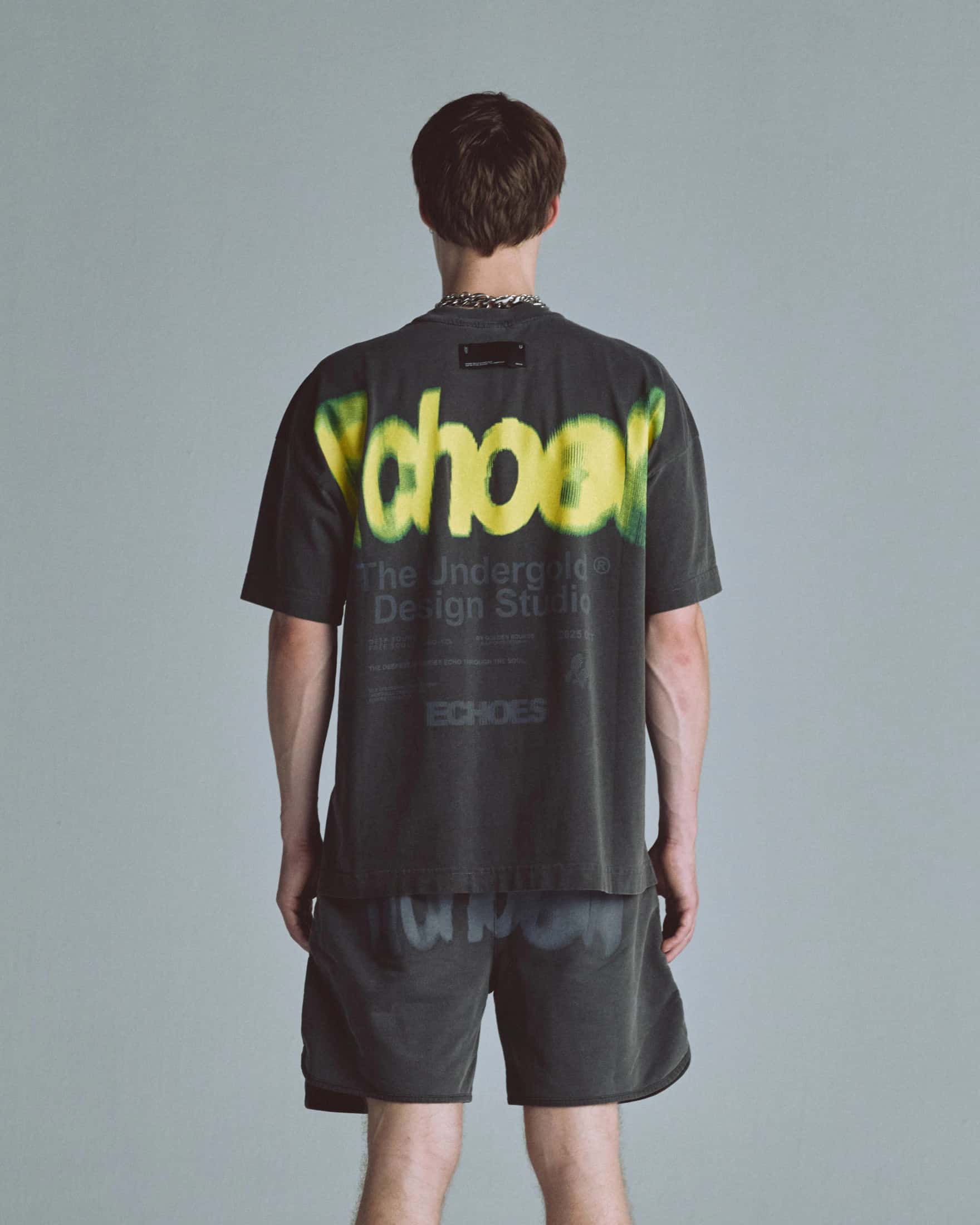 Echoes Echo Tshirt Old Washed Gray - miniatura 7