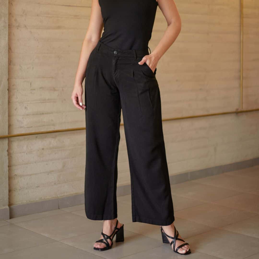 Pantalón Eucalipto Negro