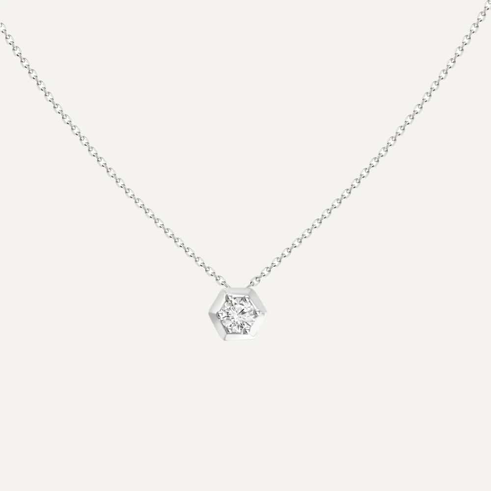 Cadena Solitario hexagono
