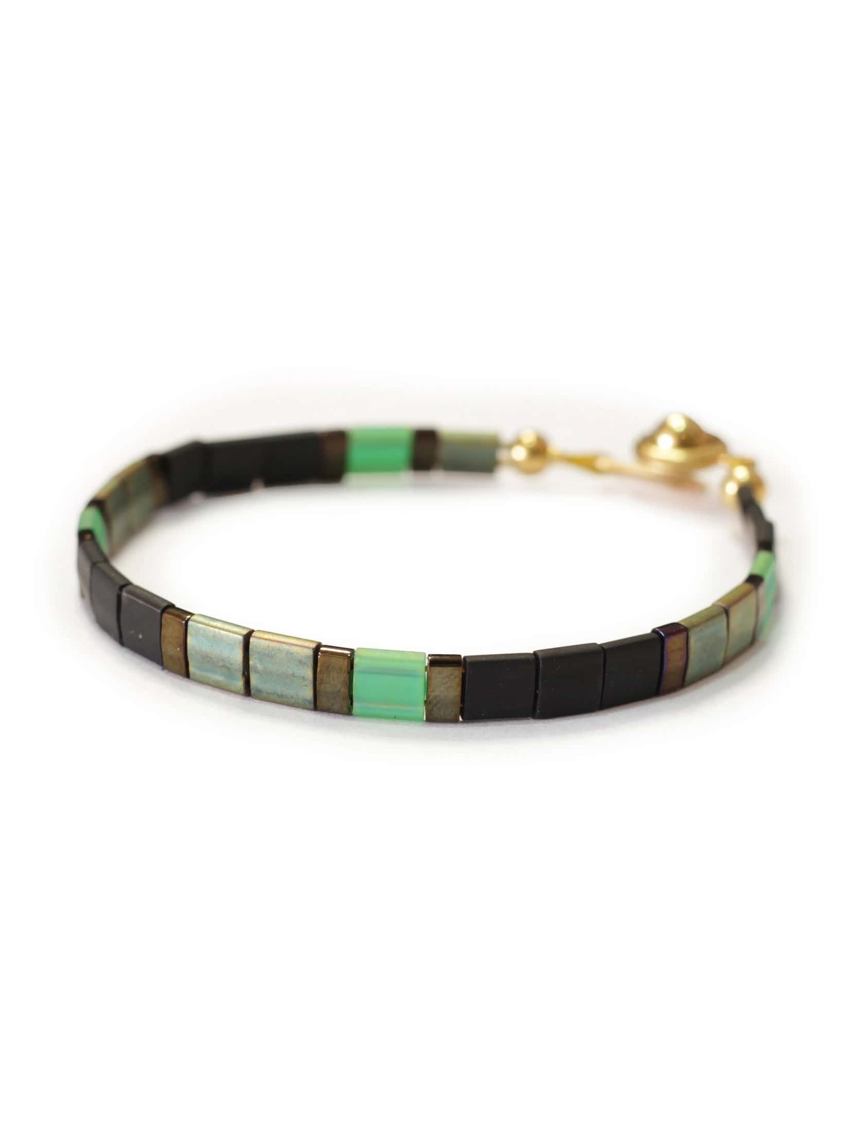 Brazalete Miyuki Tila Jungla 5mm