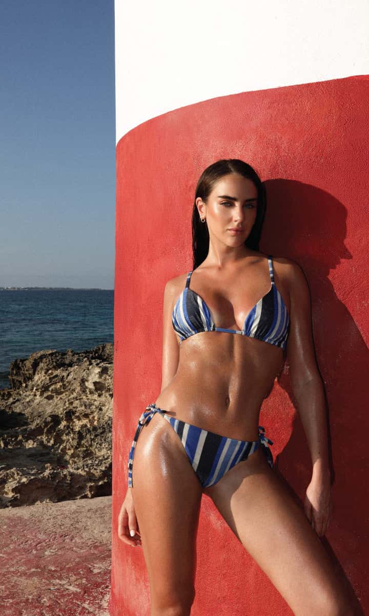 Top Bikini Glow Azul - miniatura 2