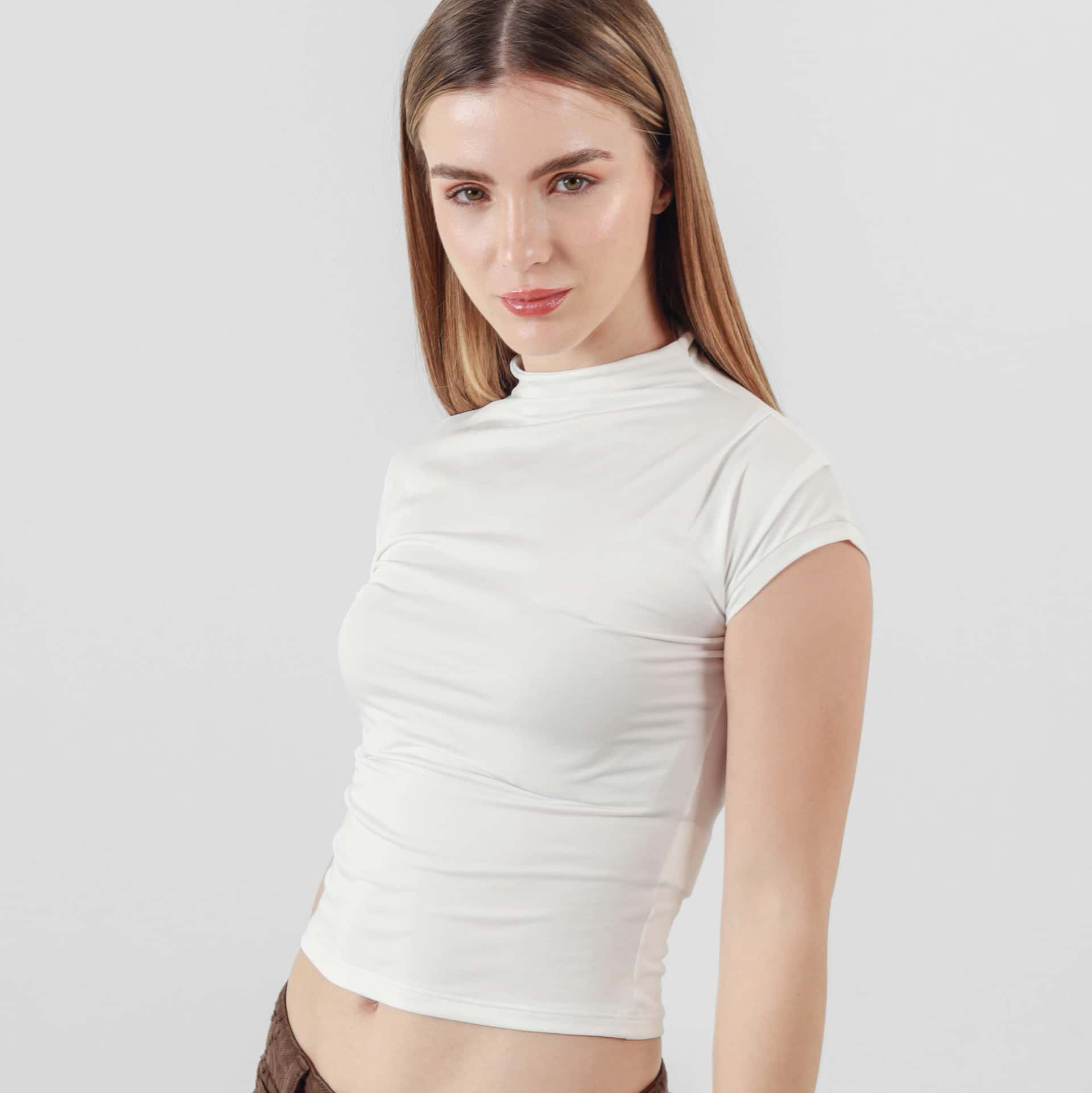 Camiseta Cuello Alto Manga Sisa
