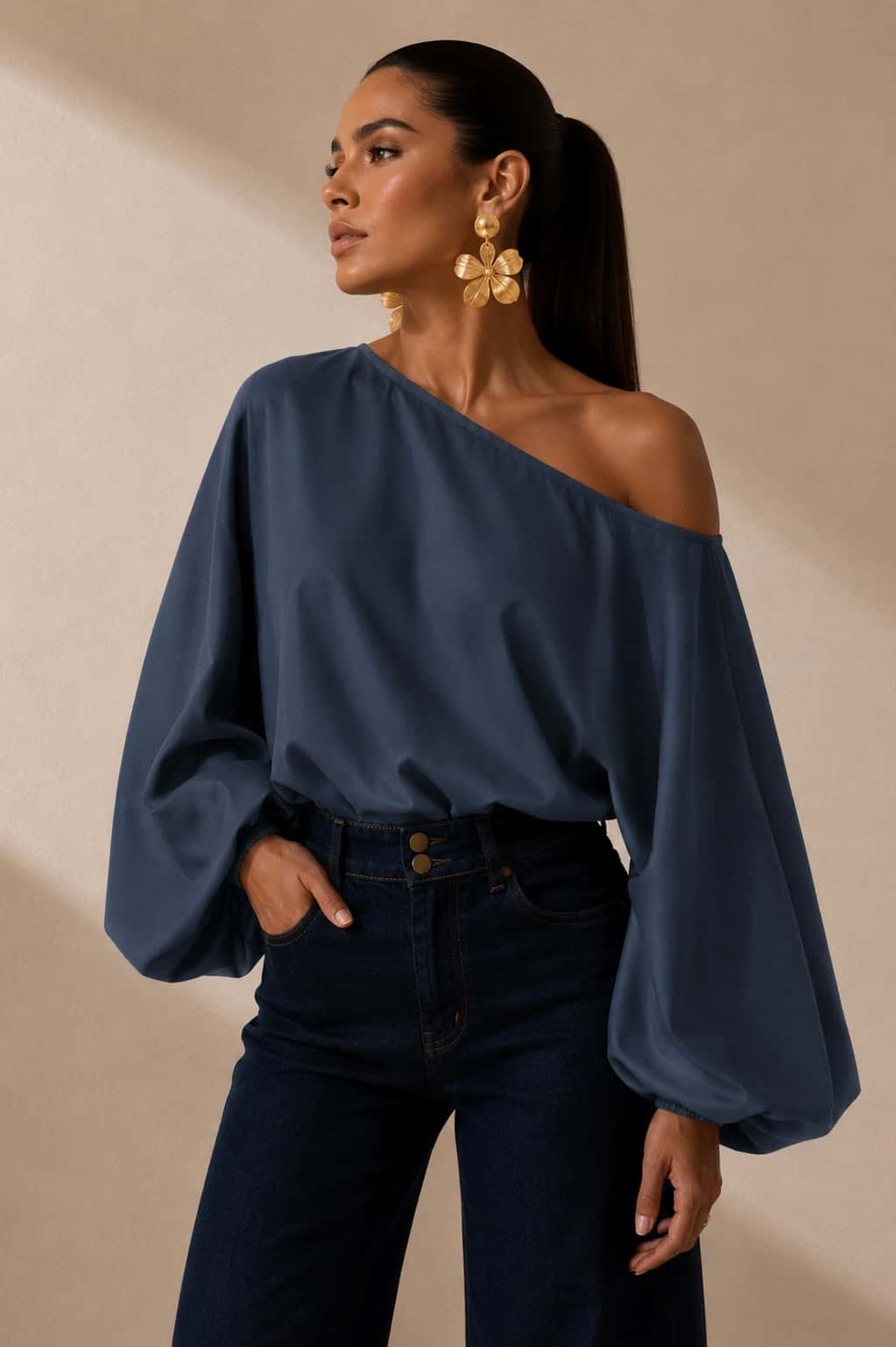 Blusa Exitosa verde petróleo
